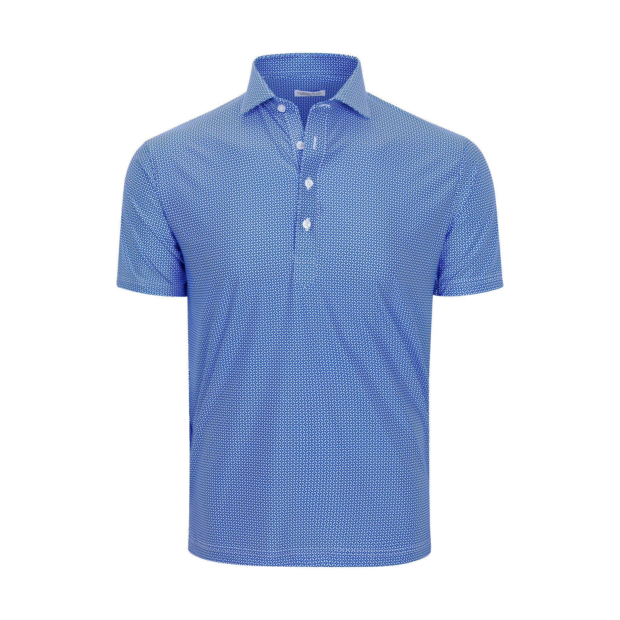 Featherweight Flex Polo Blue Mosaic