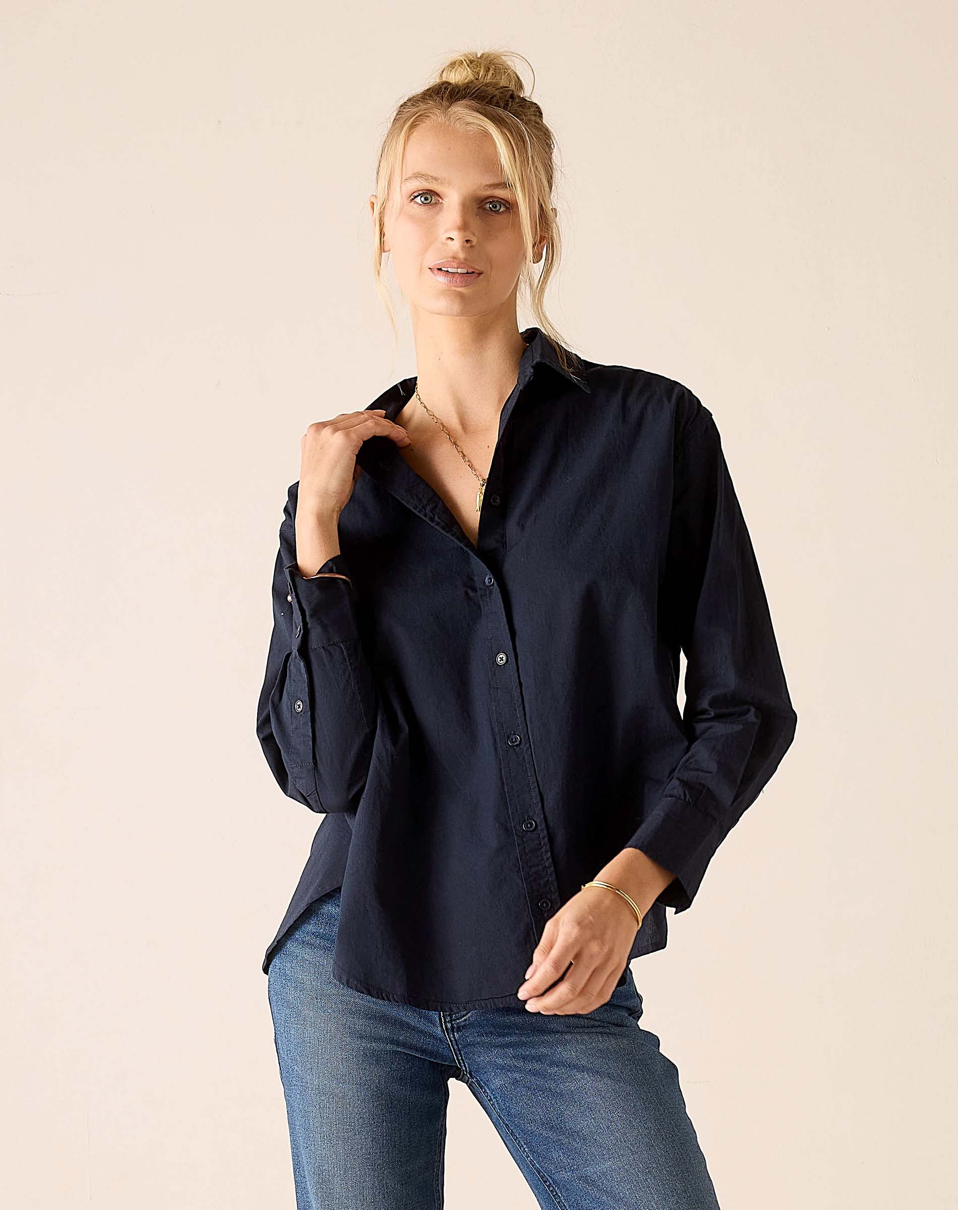 Brontë Relaxed Button Up Shirt