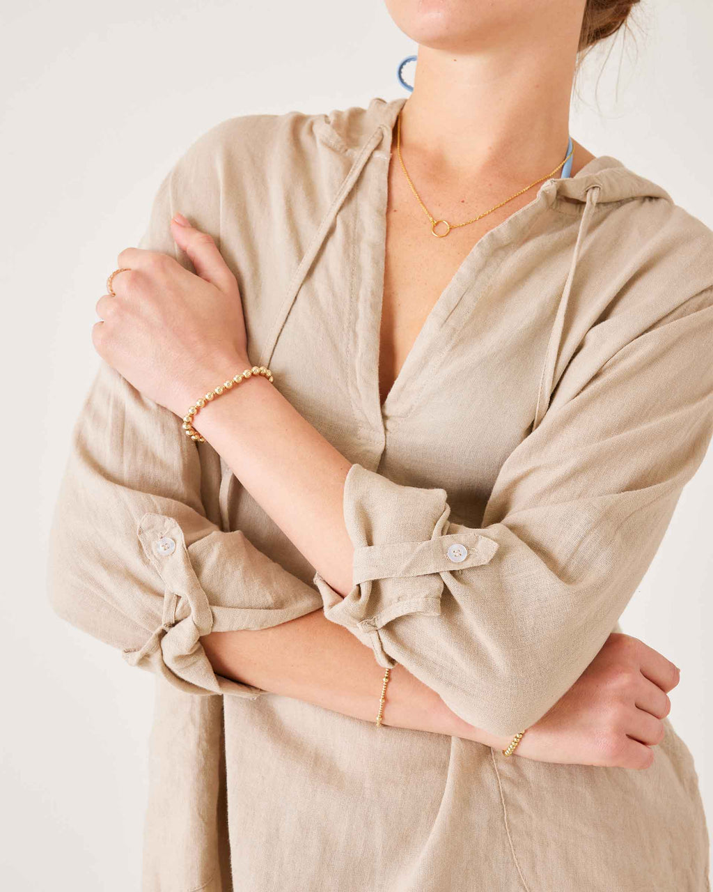 Hermosa Linen Hoodie Tunic