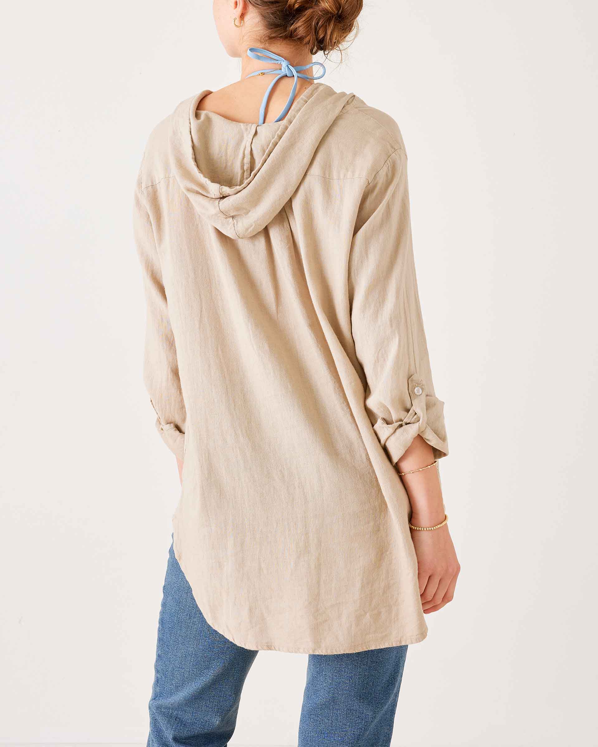 Hermosa Linen Hoodie Tunic