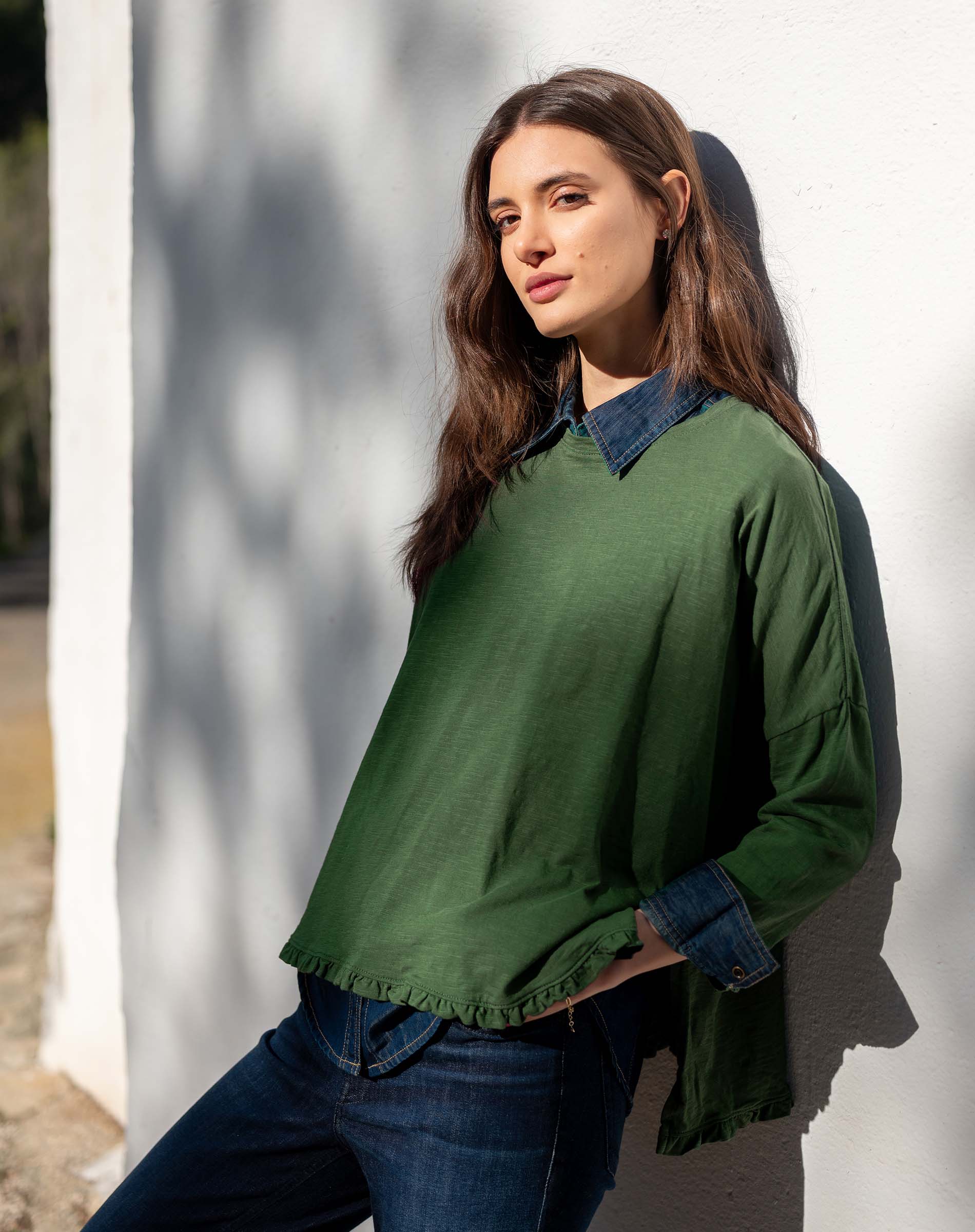 Catalina Ruffle Tee