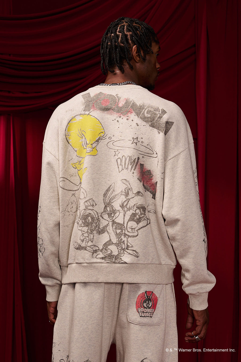 5256 - Looney Tunes Graffiti Crewnecks