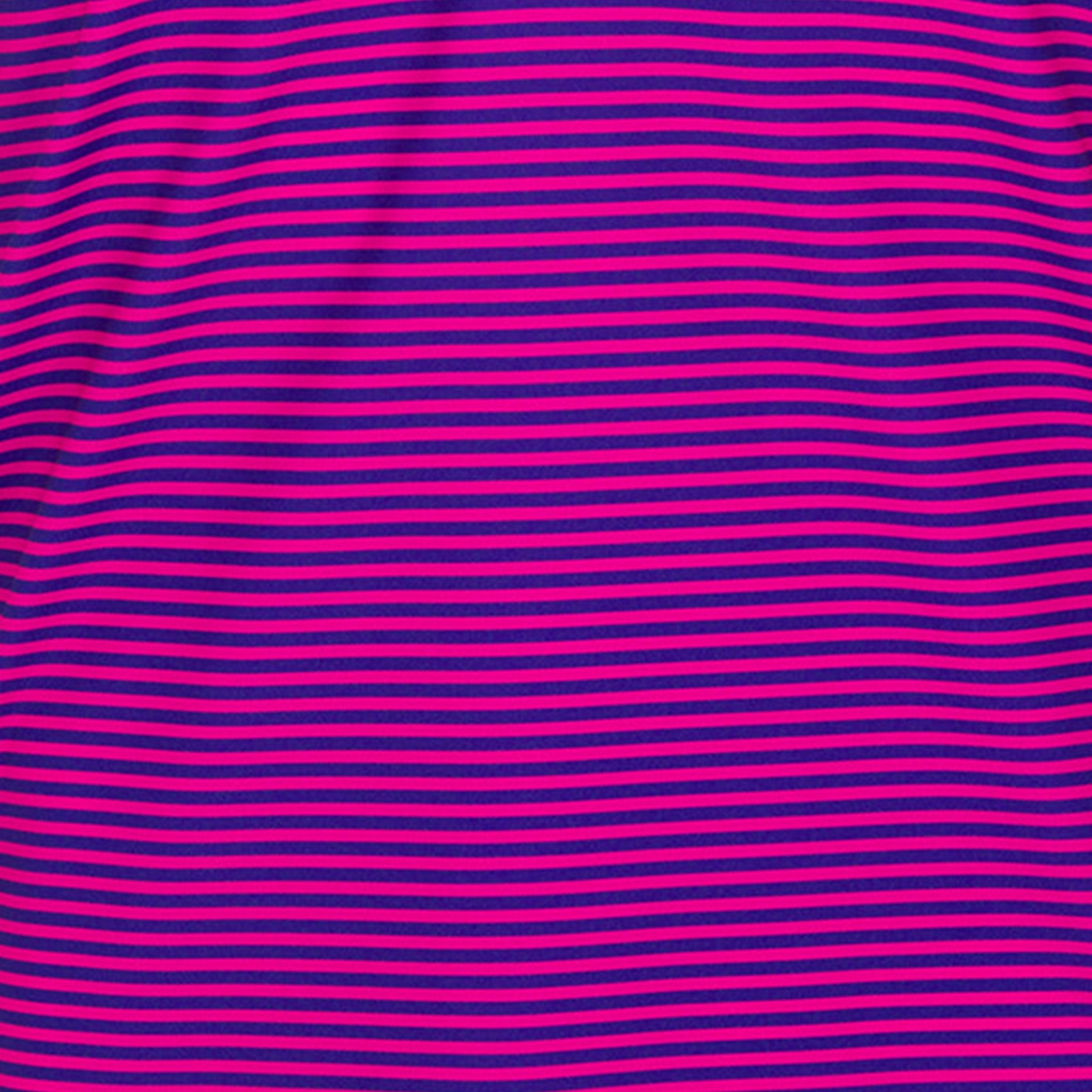 Featherweight Flex Polo Collins Berry with Navy Stripe