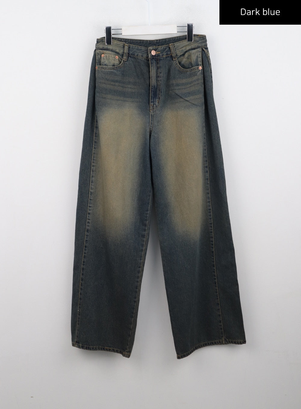 Washed Wide Leg Jeans CN315