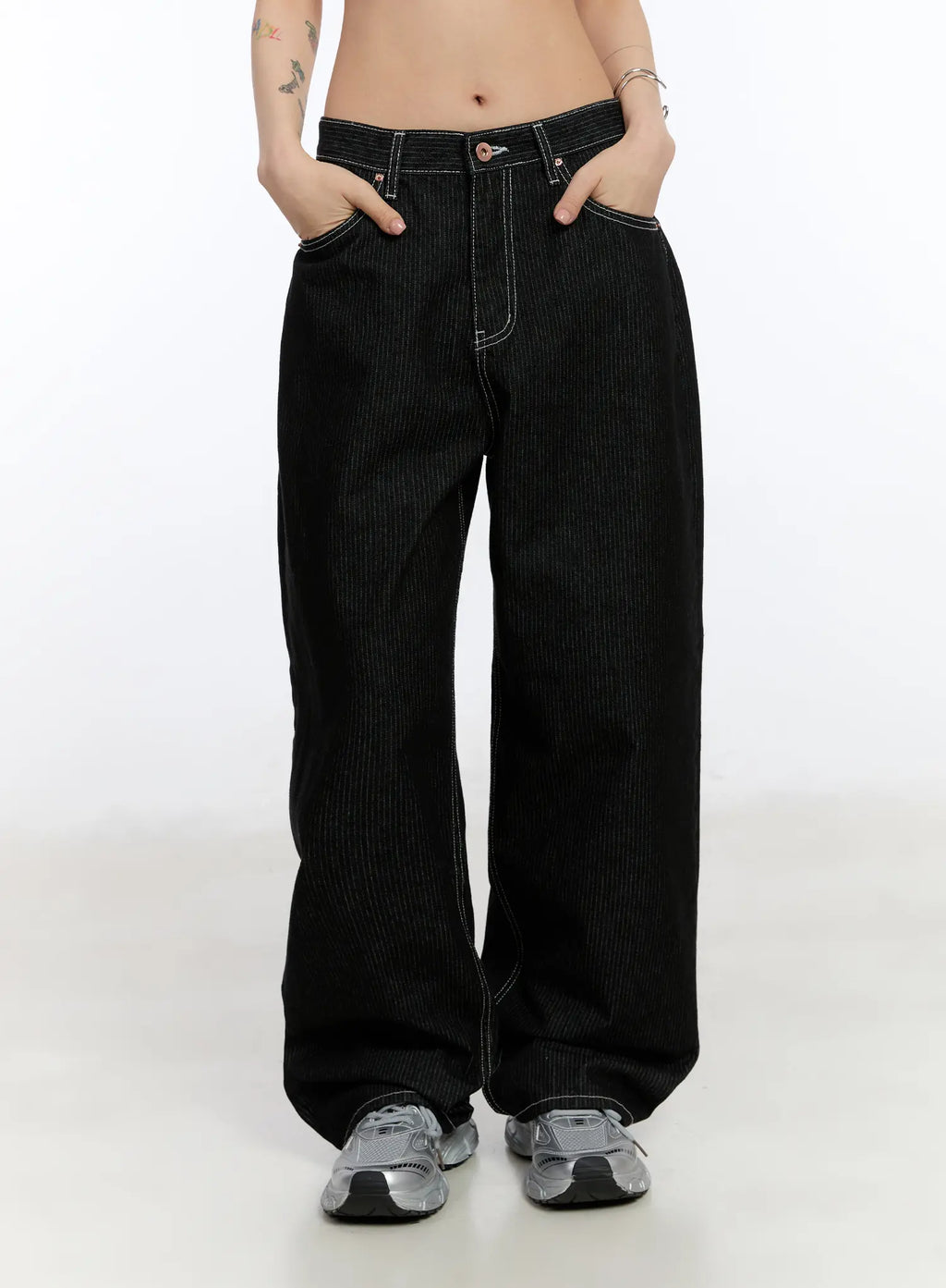 Athe Wide Stripe Jeans CA506