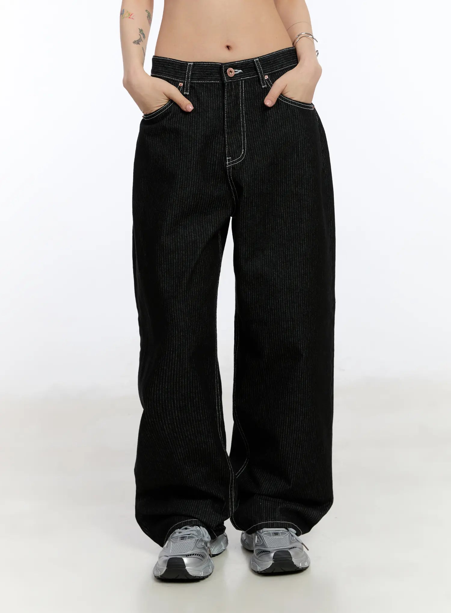Athe Wide Stripe Jeans CA506