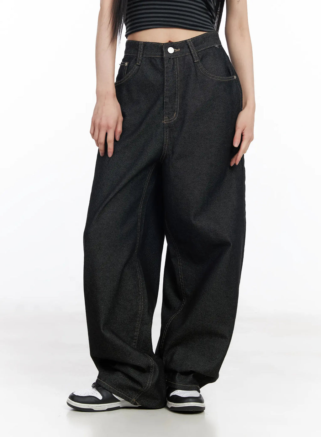 Birdie Wide Leg Baggy Jeans CF519