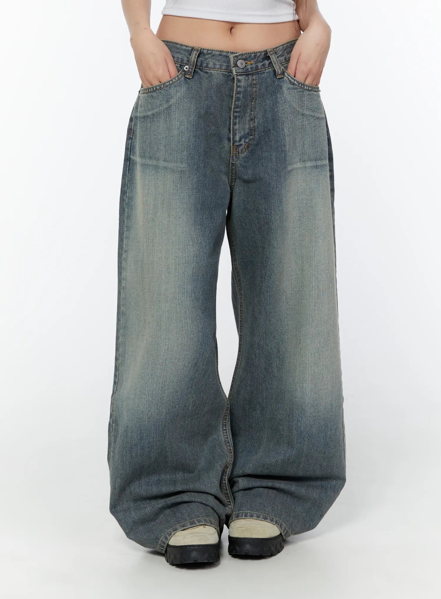 Stacy Vintage Wide Leg Jeans CY518