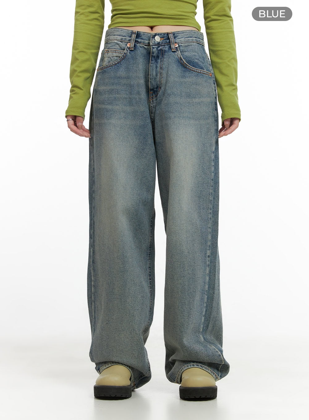 Millie Washed Baggy Jeans CG421