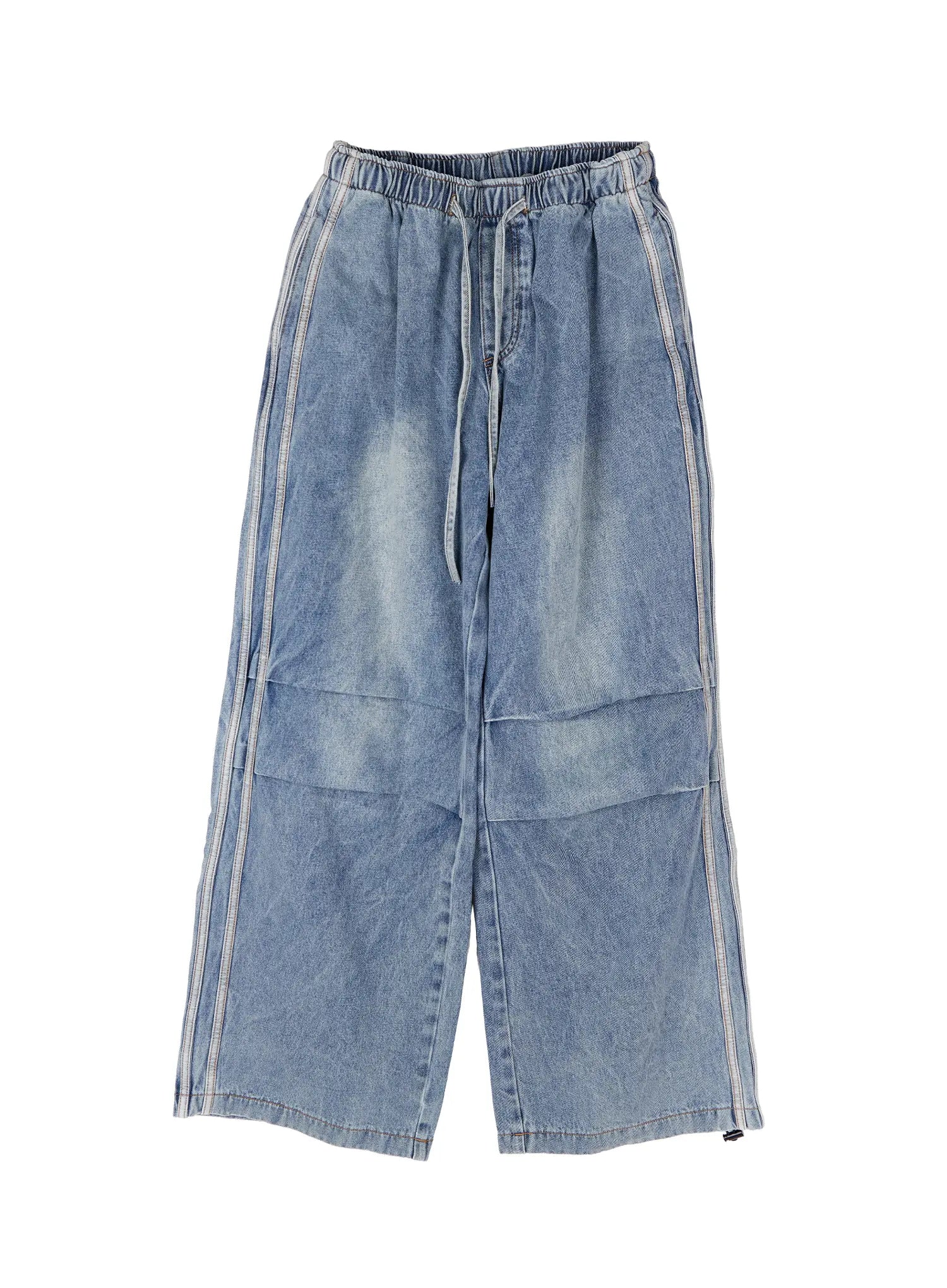 Raelyn Wide Leg Track Balloon Jeans CA515