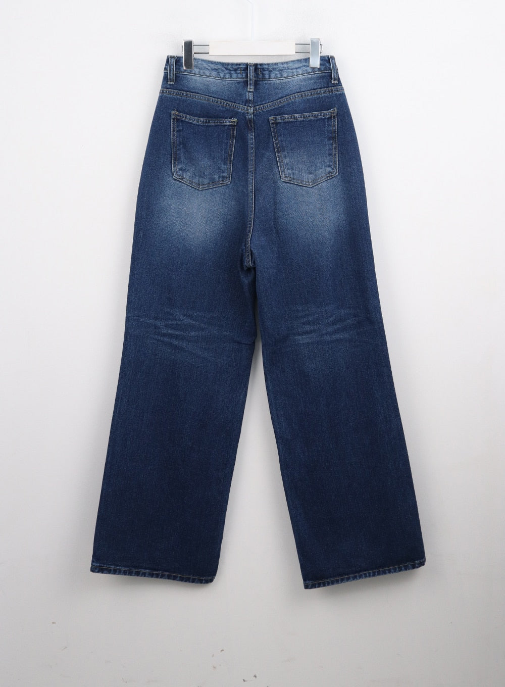 Washed Blue Wide Jeans CN301