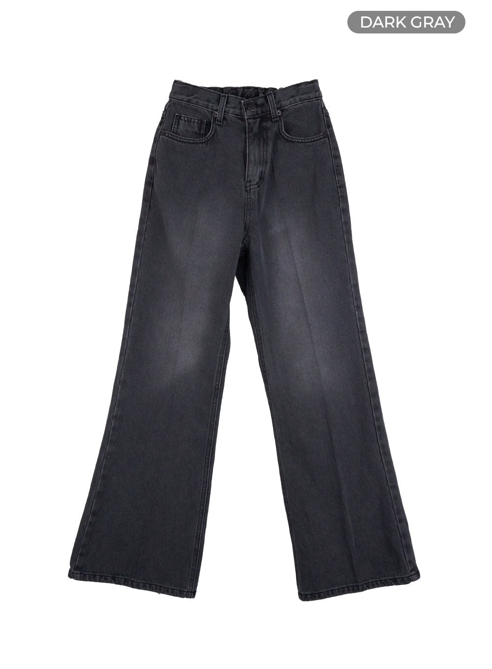 Aubrey Washed Classic Straight-Fit Jeans OO421