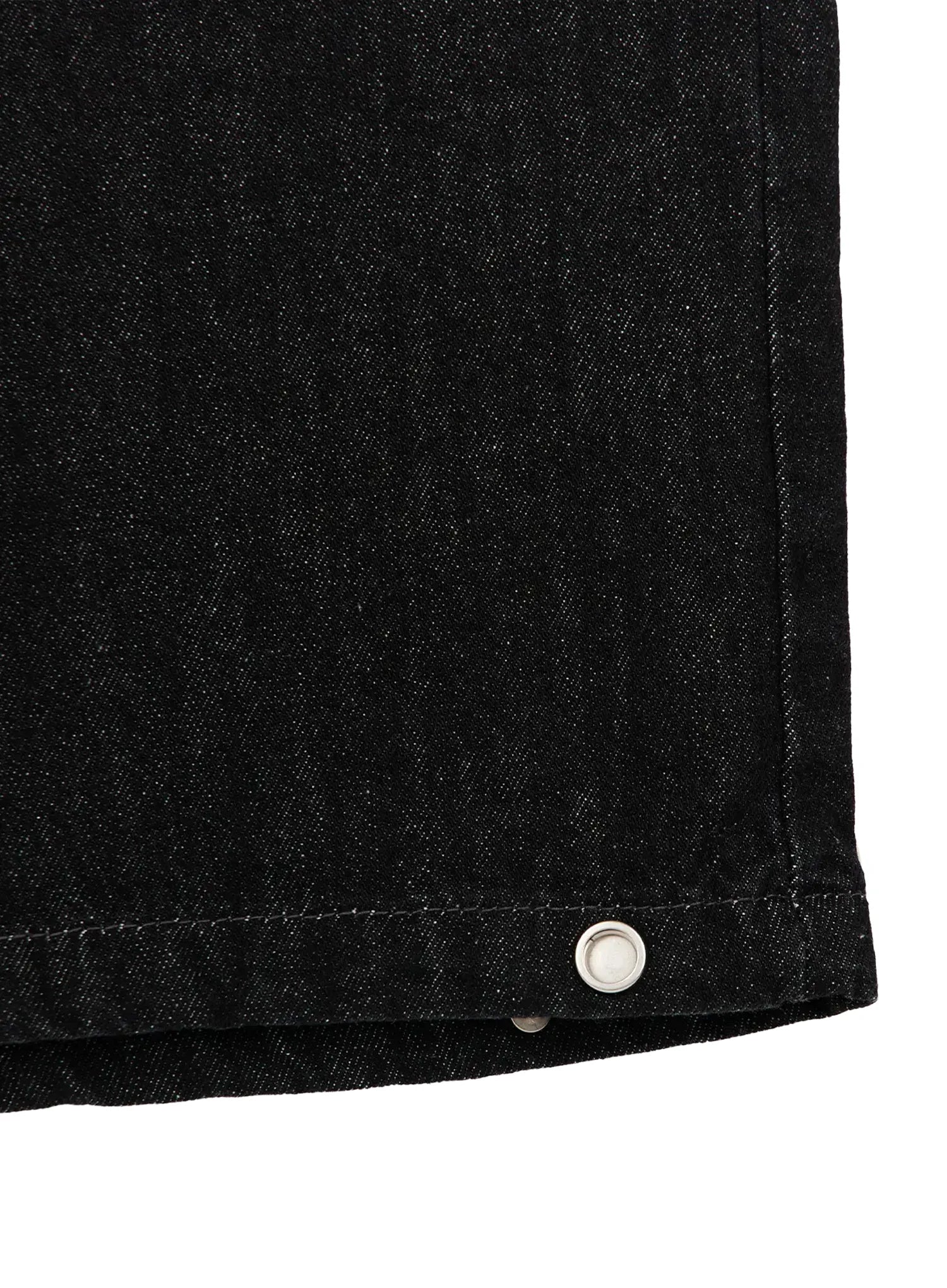 Jax Snap-Button Dark Wash Wide-Leg Jeans CY514