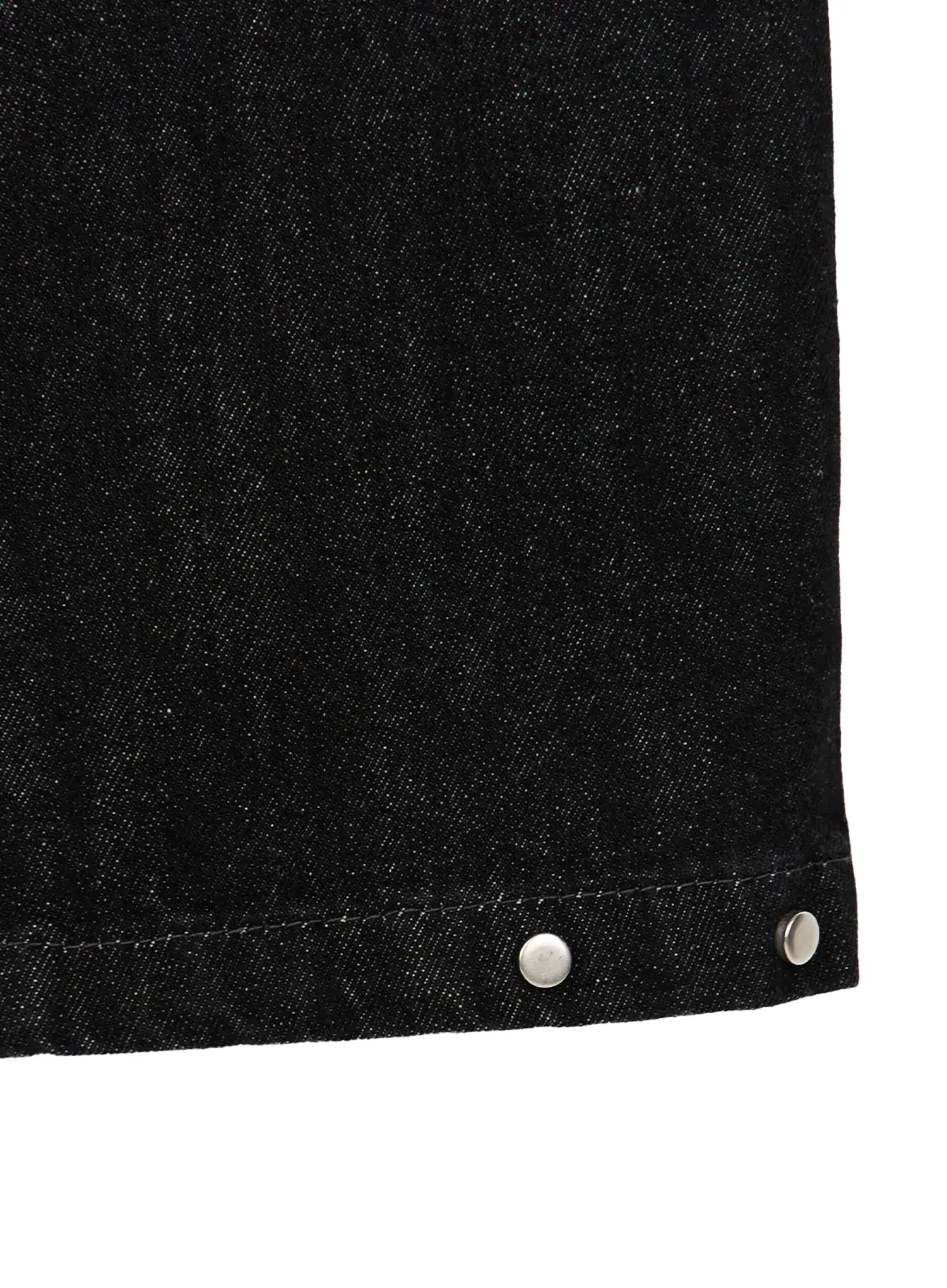 Jax Snap-Button Dark Wash Wide-Leg Jeans CY514