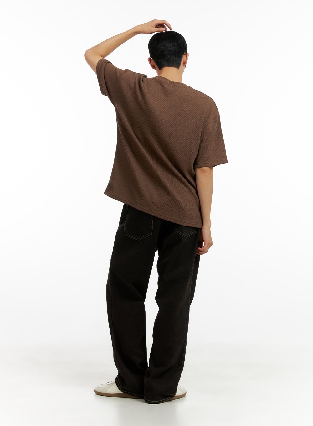 Men's Wide Fit Washed Baggy Jeans CL429