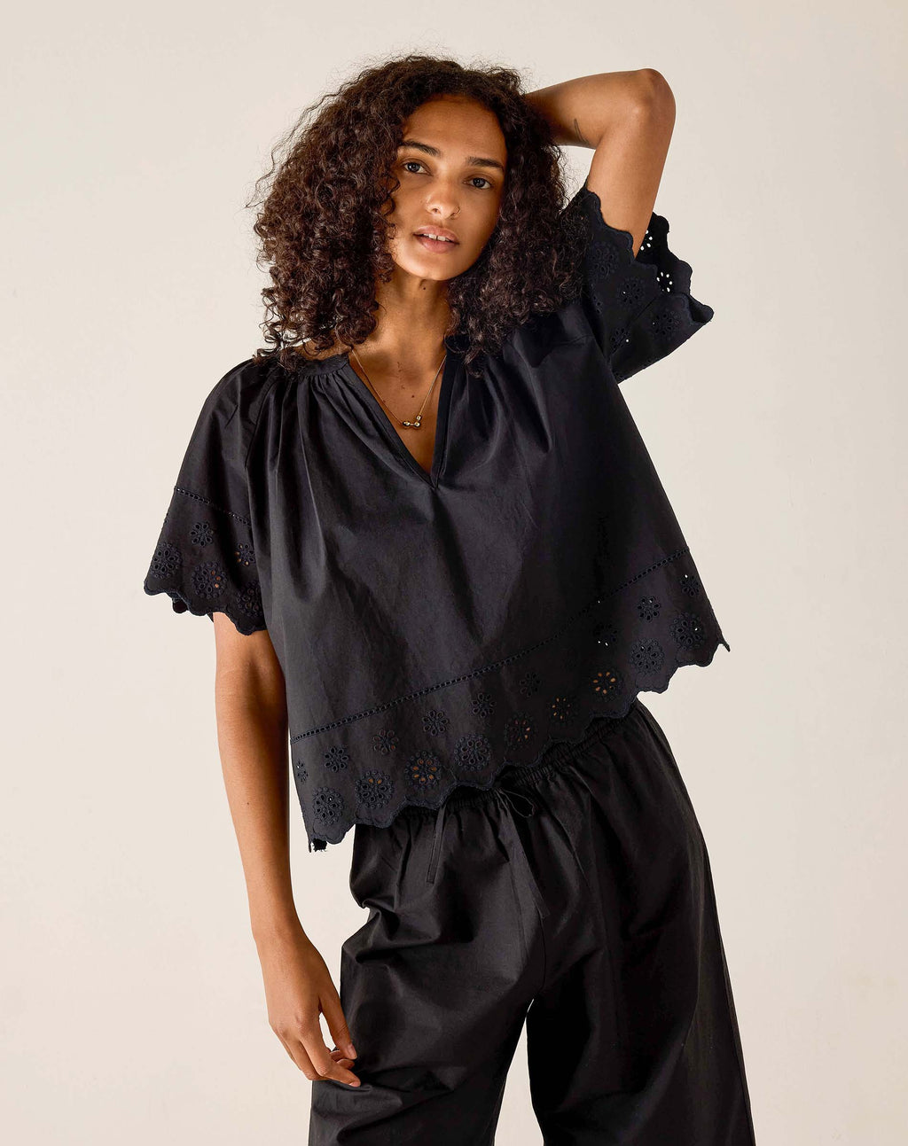 Daisy Eyelet Top