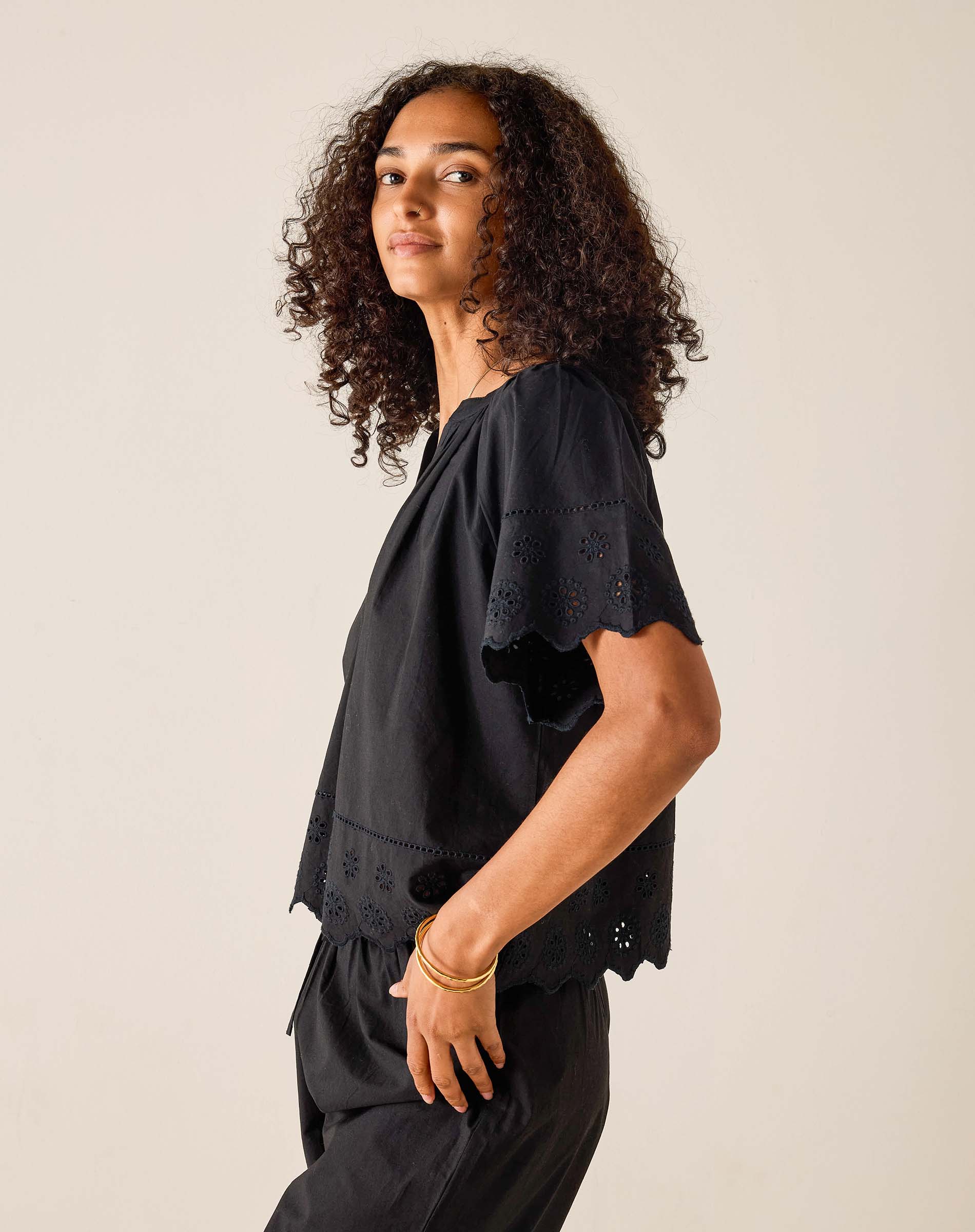 Daisy Eyelet Top