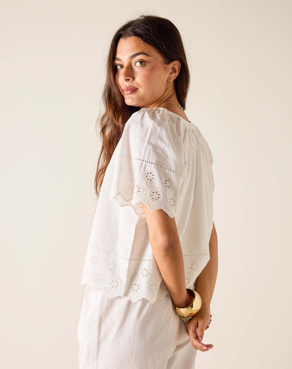 Daisy Eyelet Top