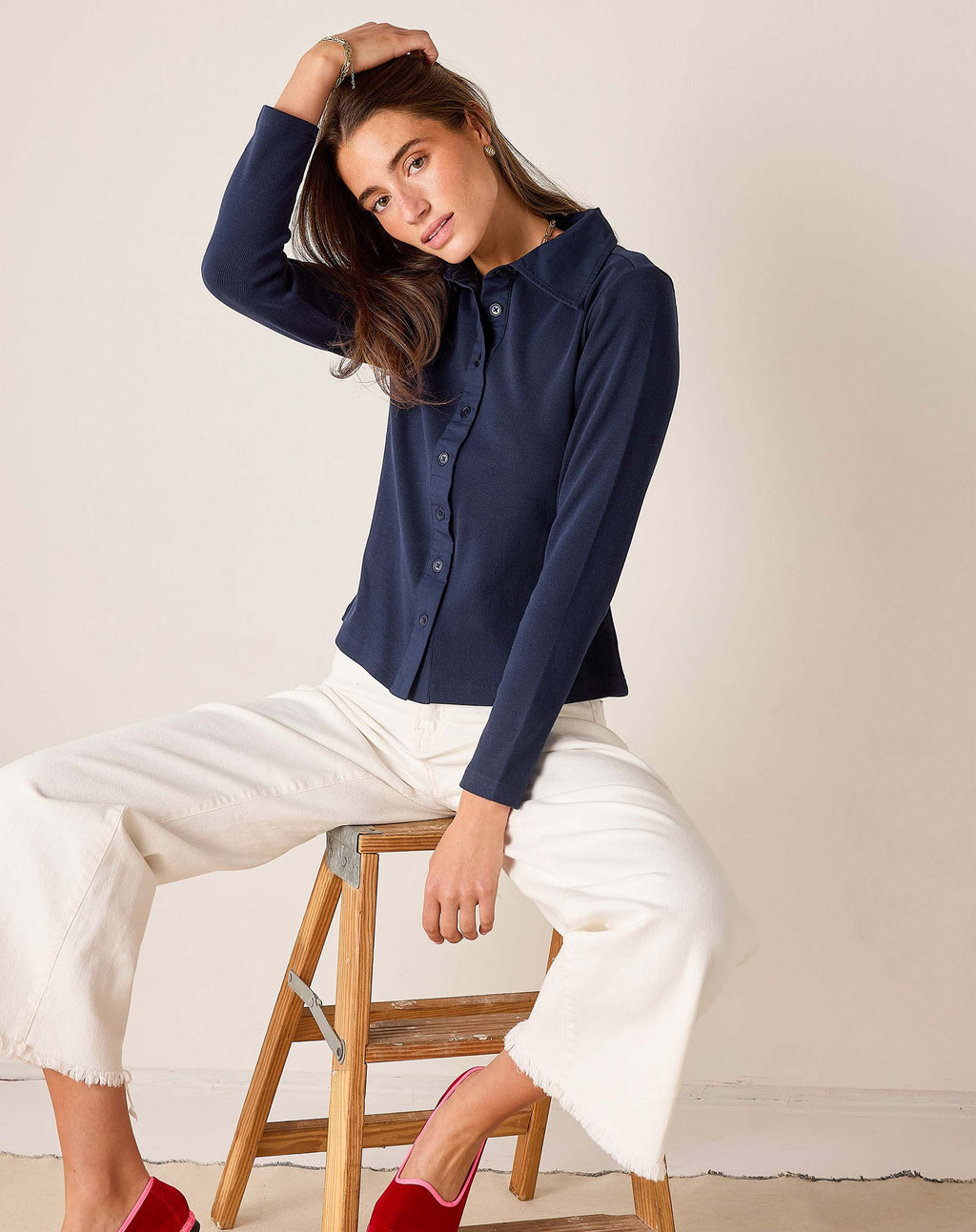 Earhart Button Down Ribbed Oxford