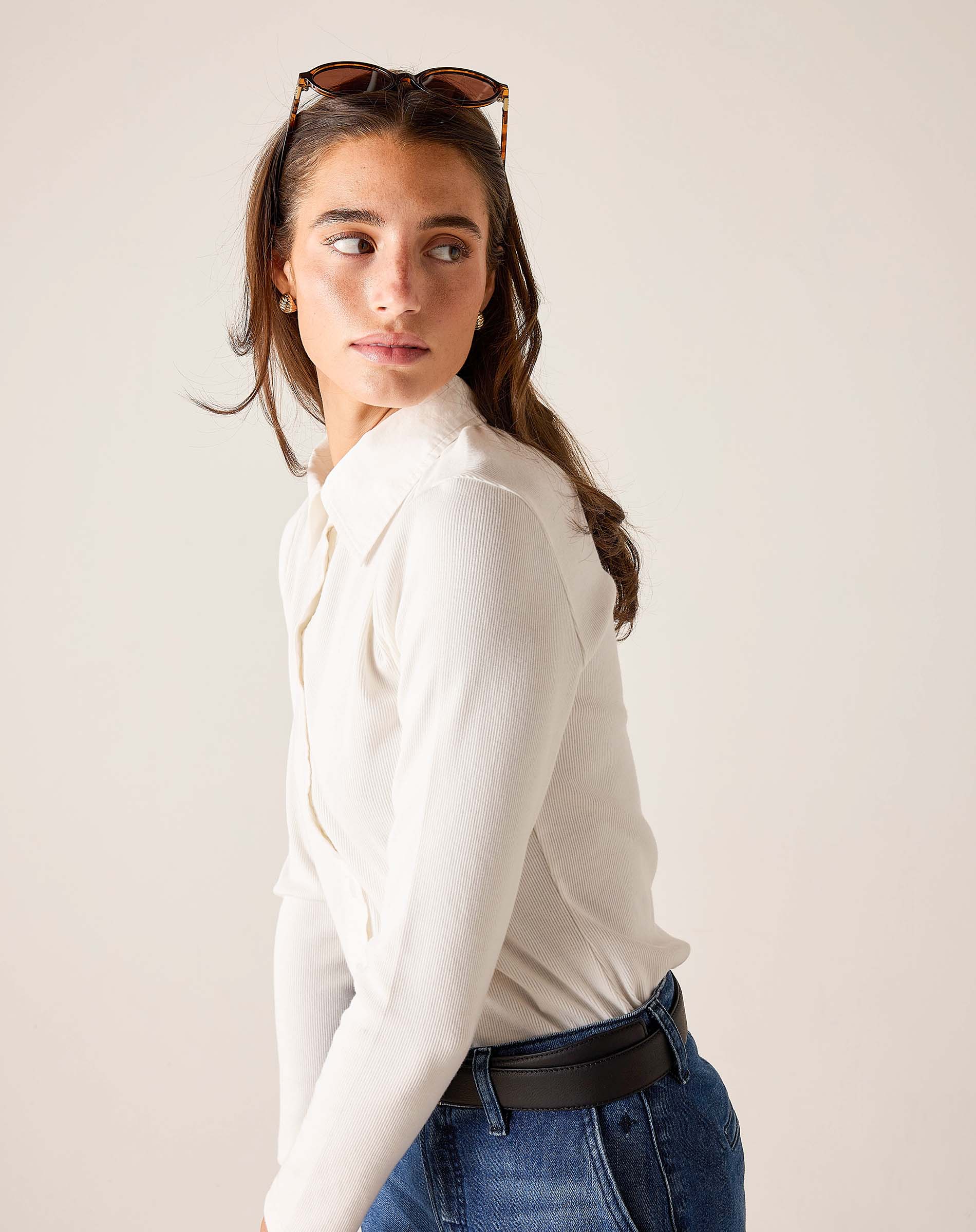 Earhart Button Down Ribbed Oxford