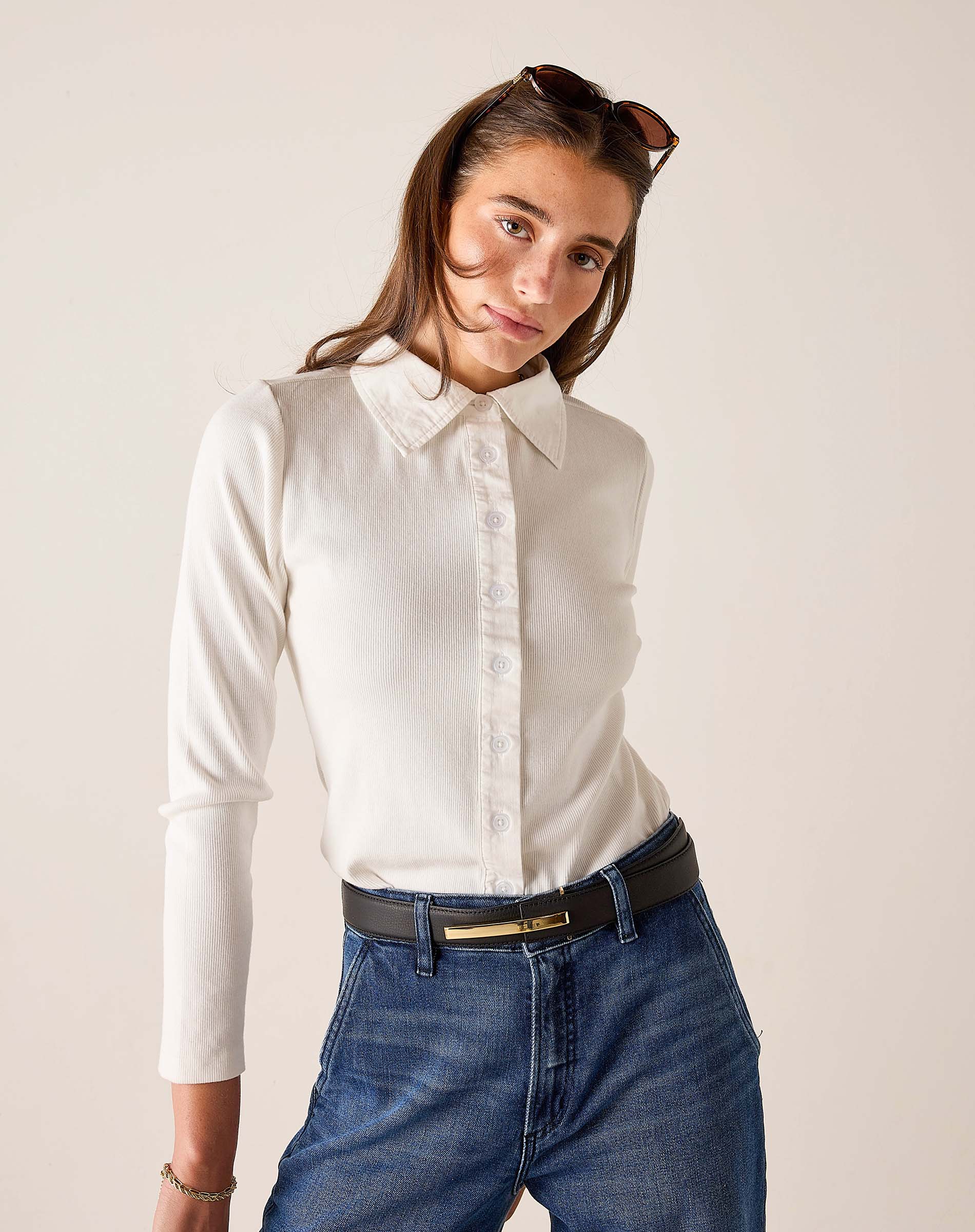Earhart Button Down Ribbed Oxford