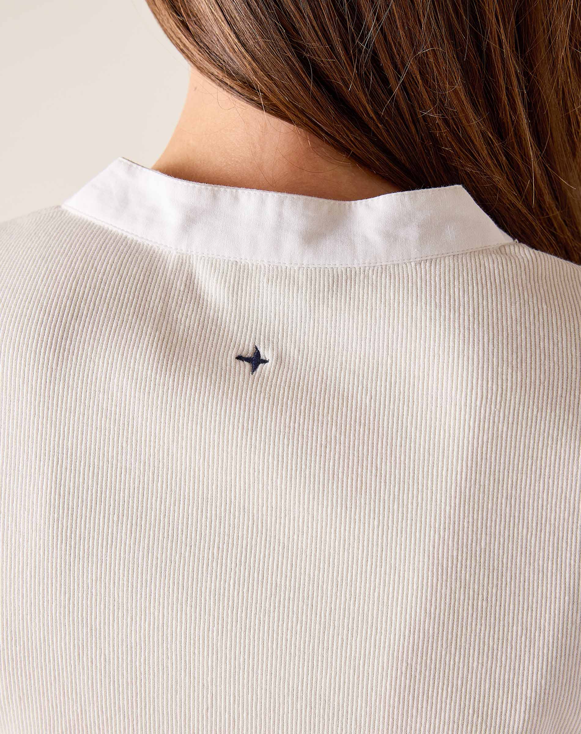 Earhart Ribbed Henley Top