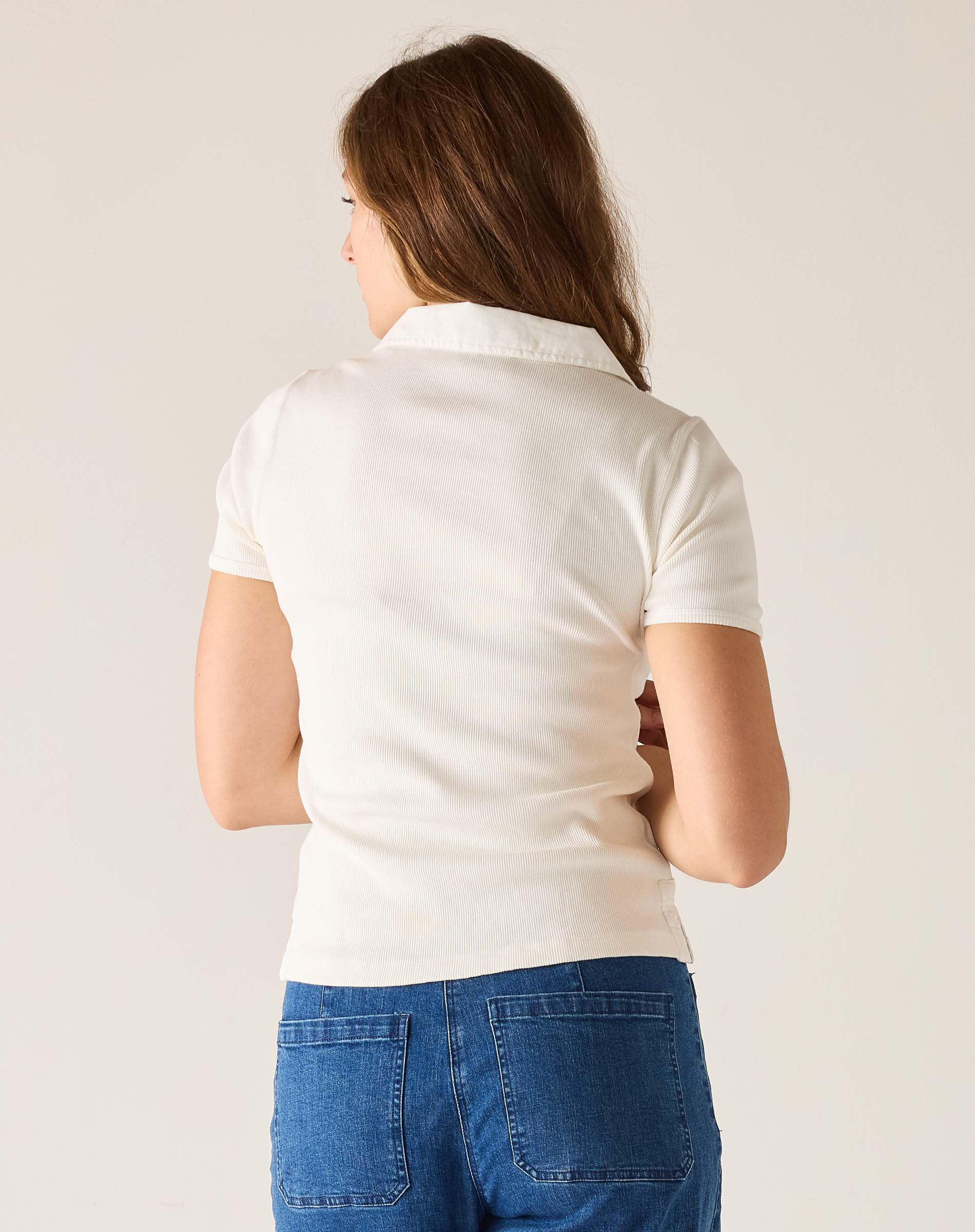 Earhart Short Sleeve Lace Up Tee