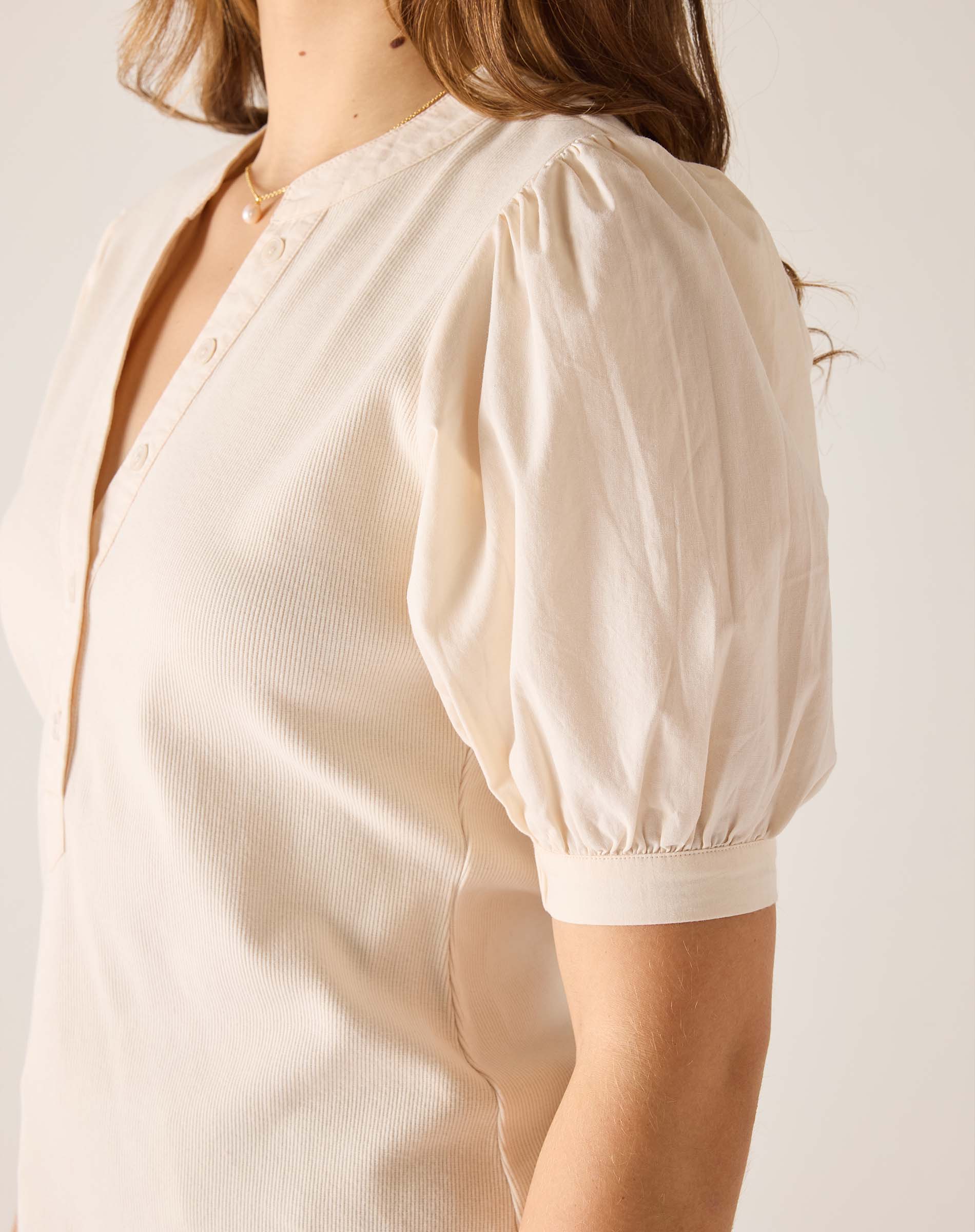 Earhart Ribbed Henley Top