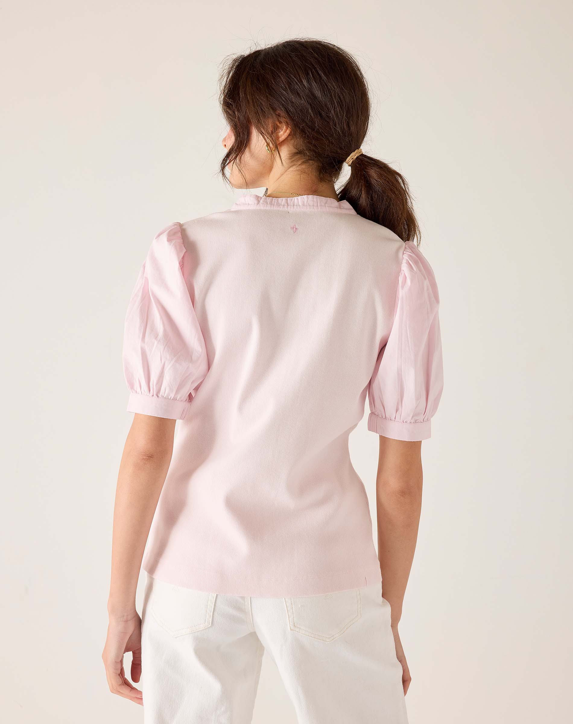 Earhart Ribbed Henley Top