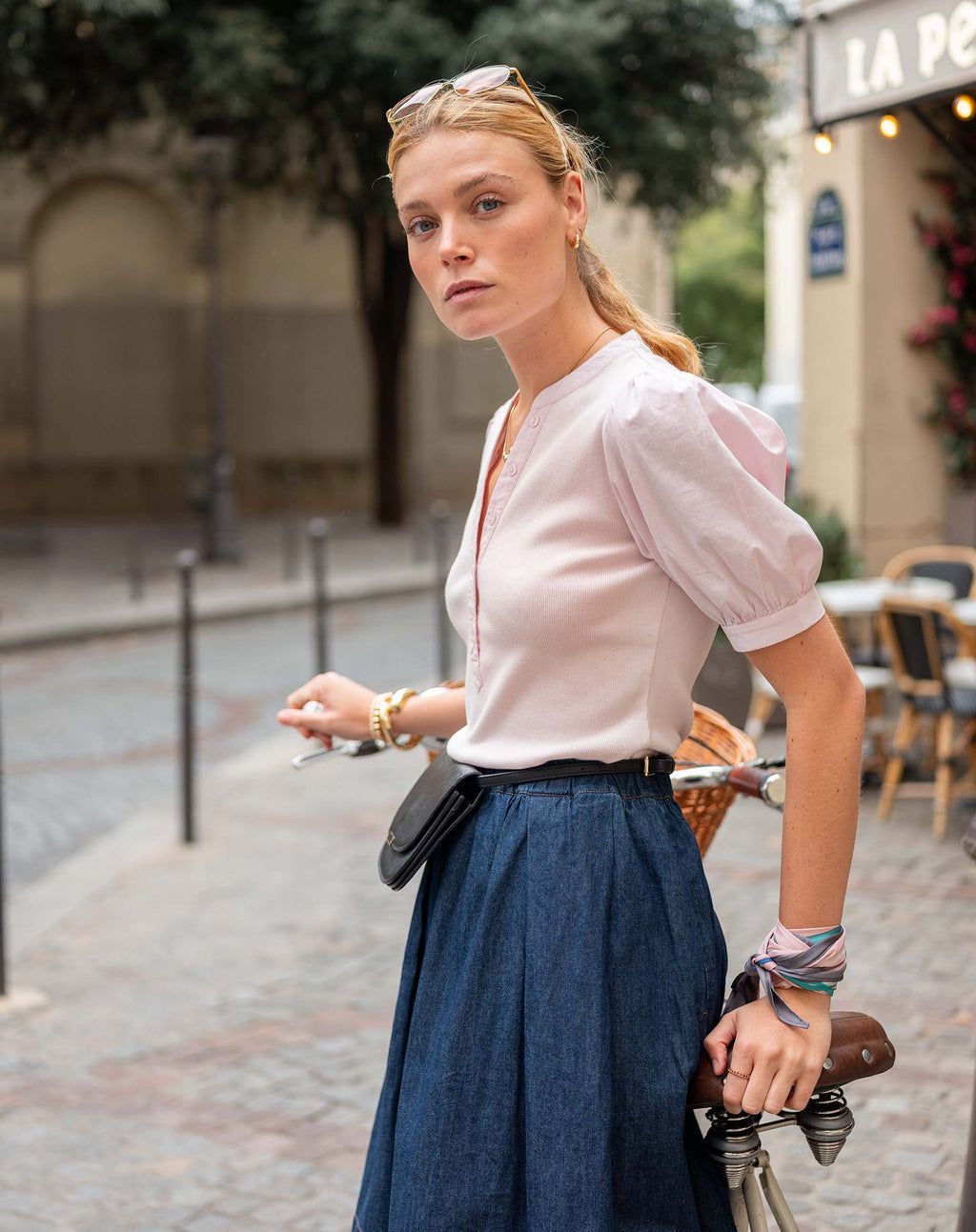 Earhart Ribbed Henley Top