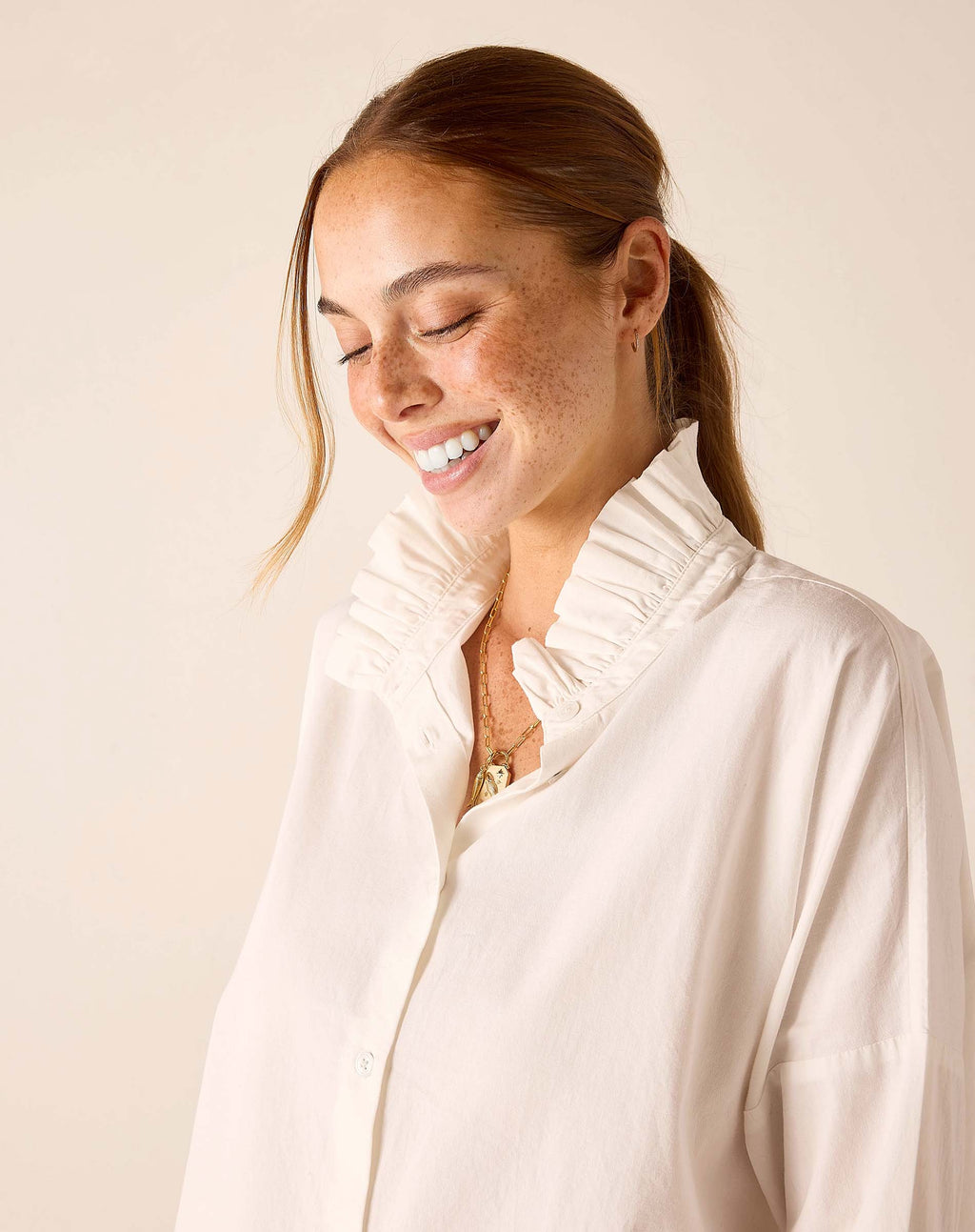 Emerson Pop Up Collar Top