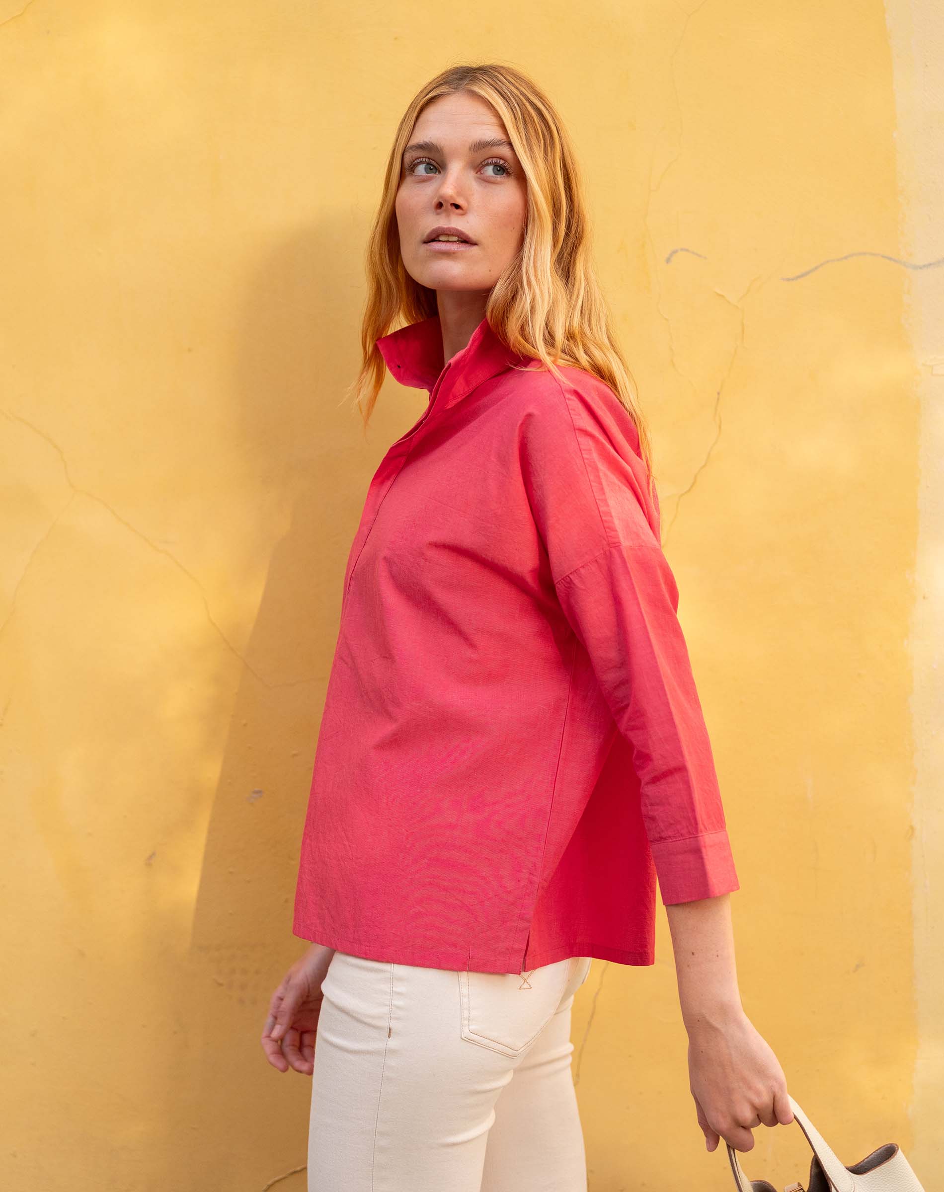 Emerson Pop Up Collar Top
