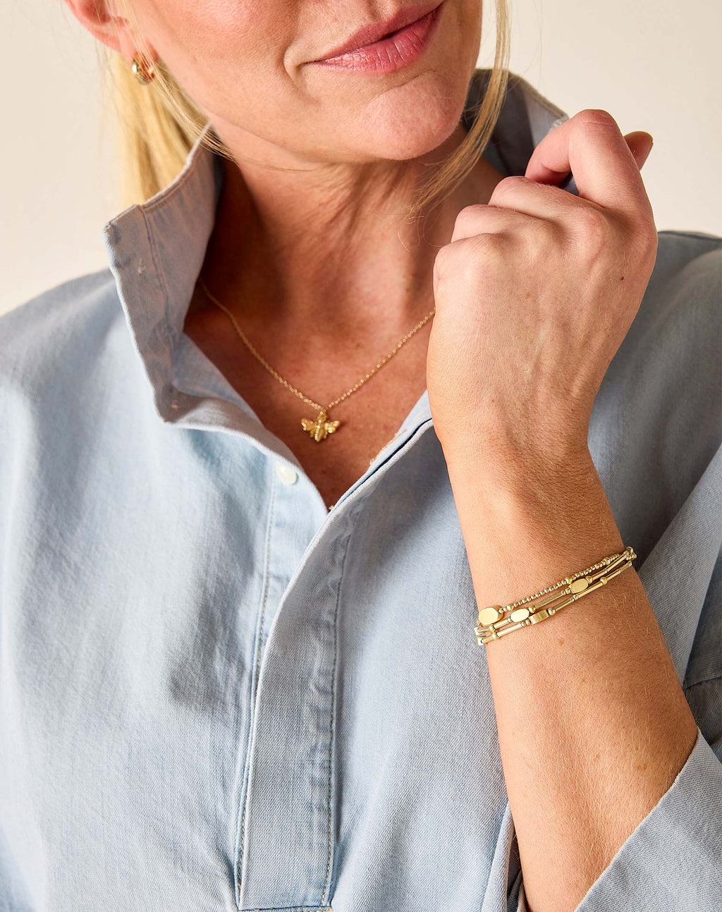 Emerson Pop Up Collar Top