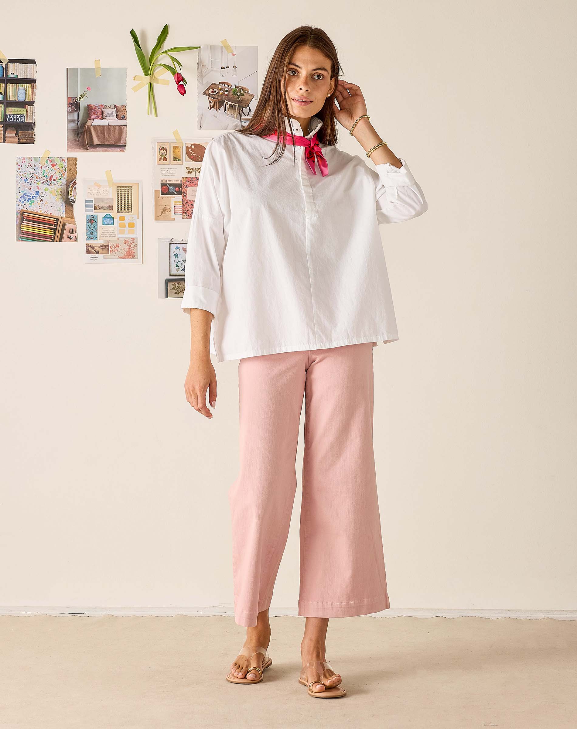 Emerson Pop Up Collar Top