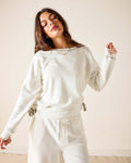 Frenchie Tie Side Sweatshirt
