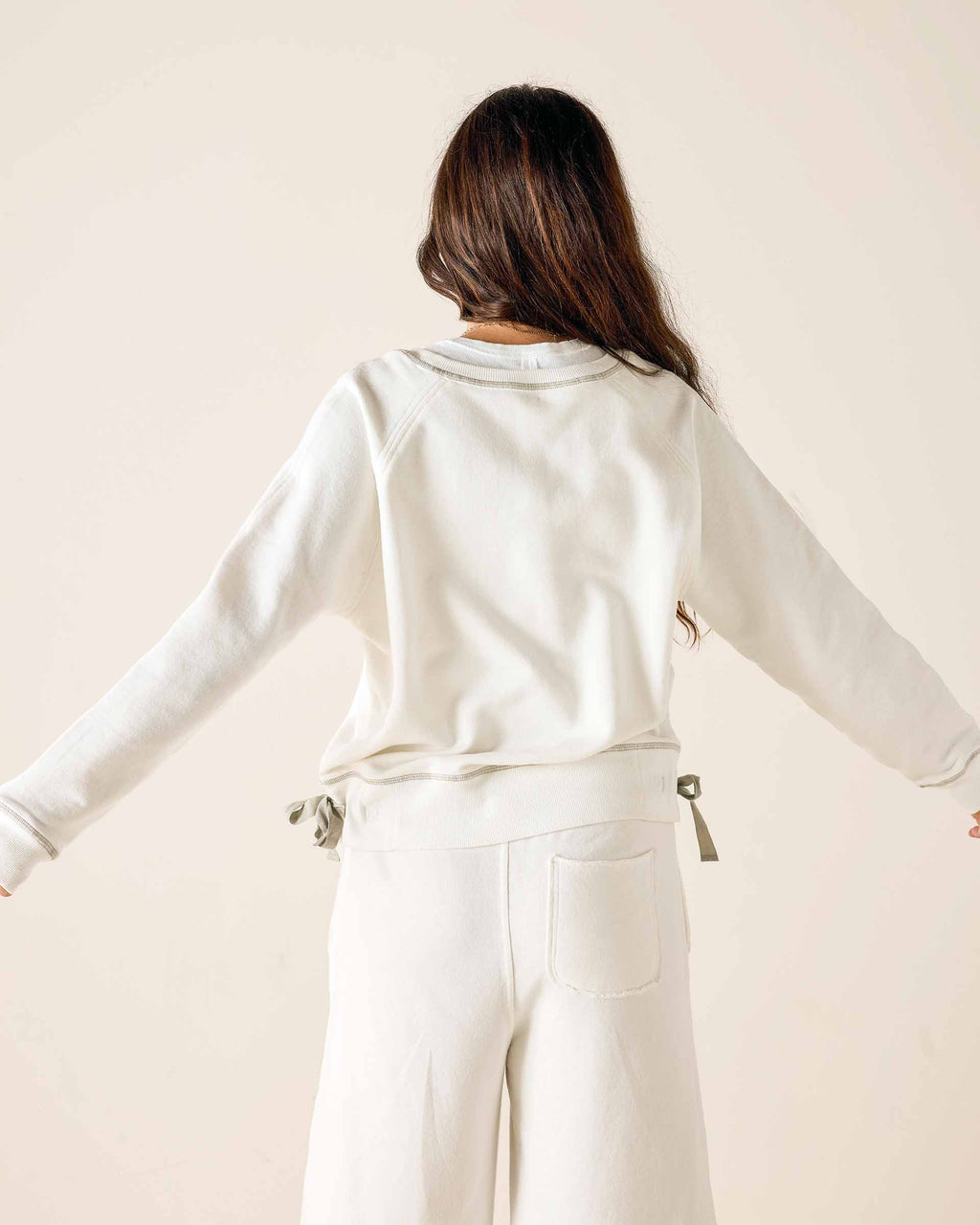 Frenchie Tie Side Sweatshirt