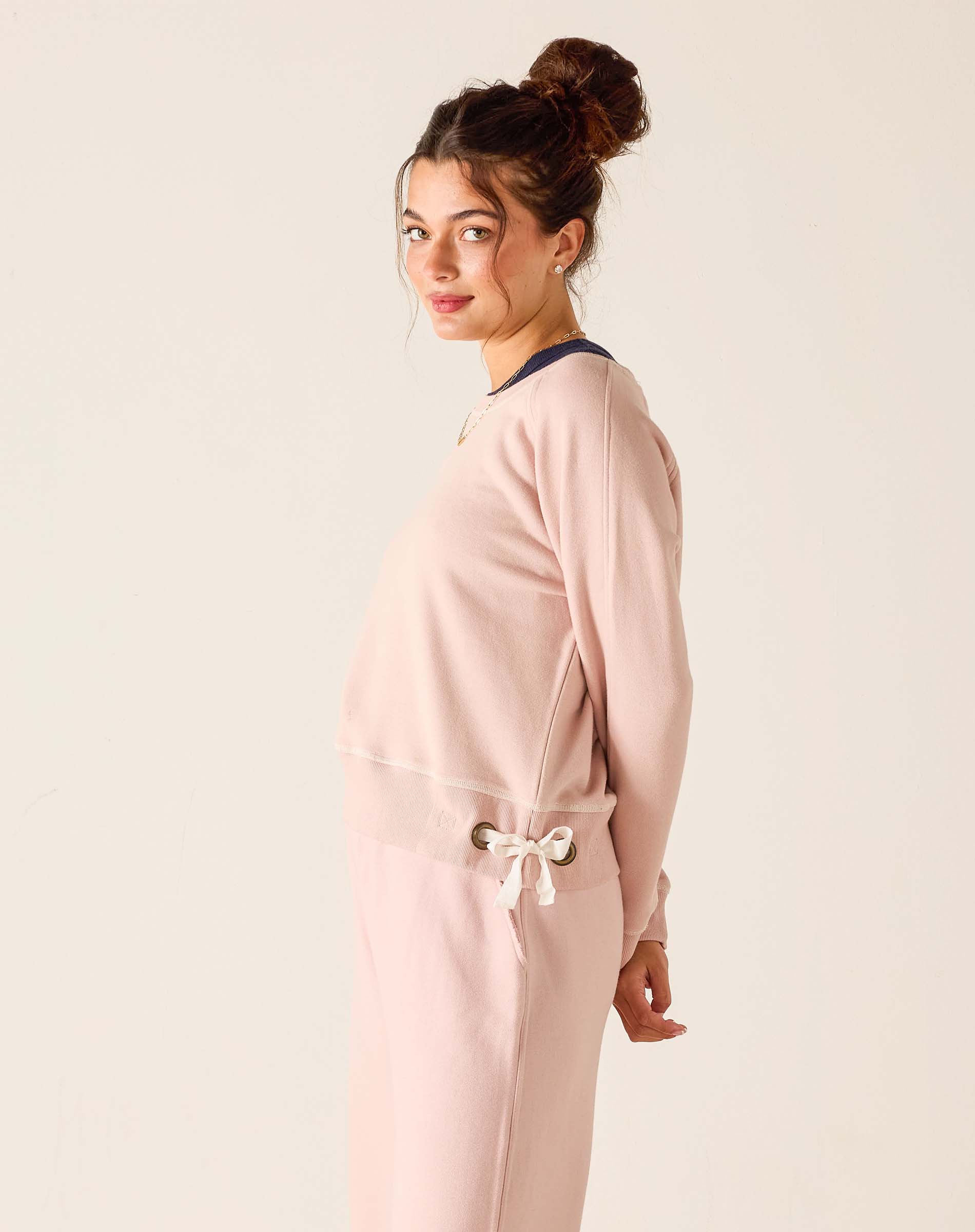 Frenchie Tie Side Sweatshirt