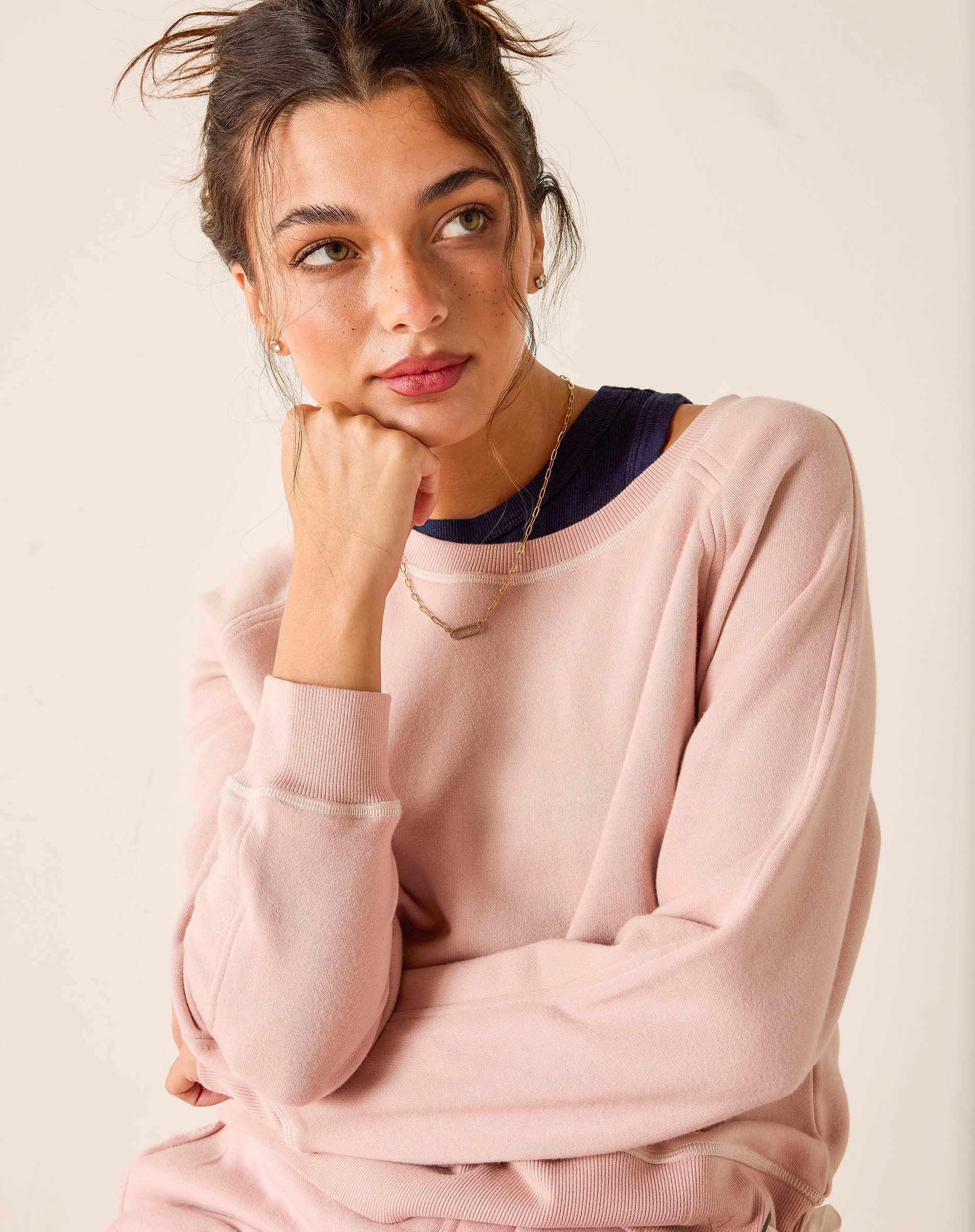 Frenchie Tie Side Sweatshirt