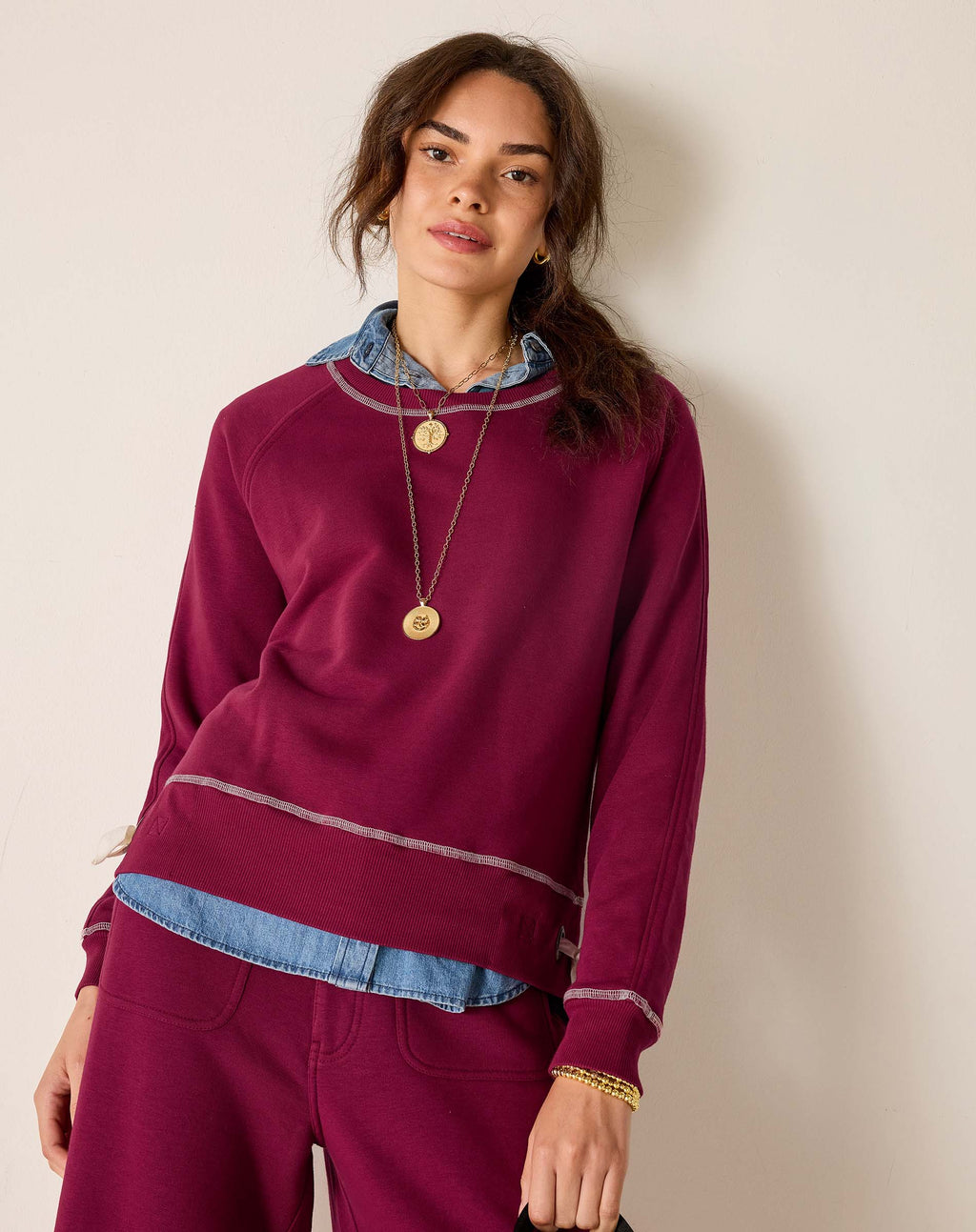 Frenchie Tie Side Sweatshirt