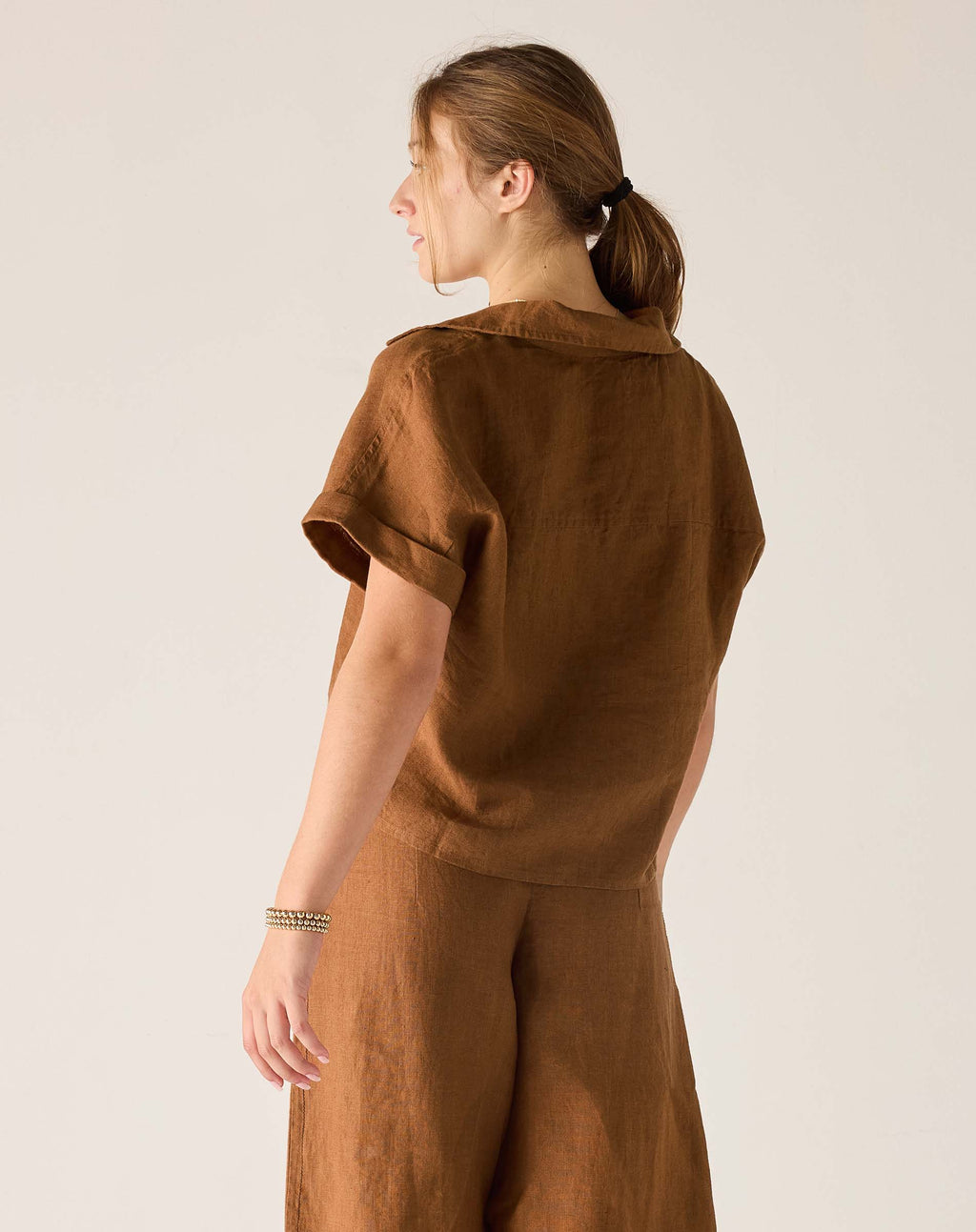 Hadley Boxy Linen Top