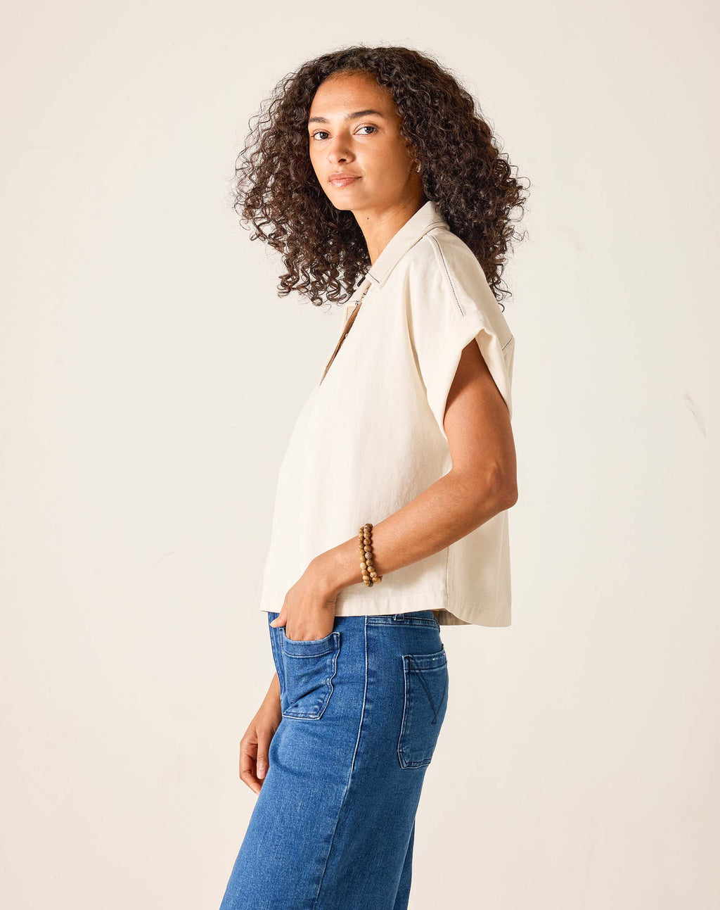 Hadley Boxy Twill Top