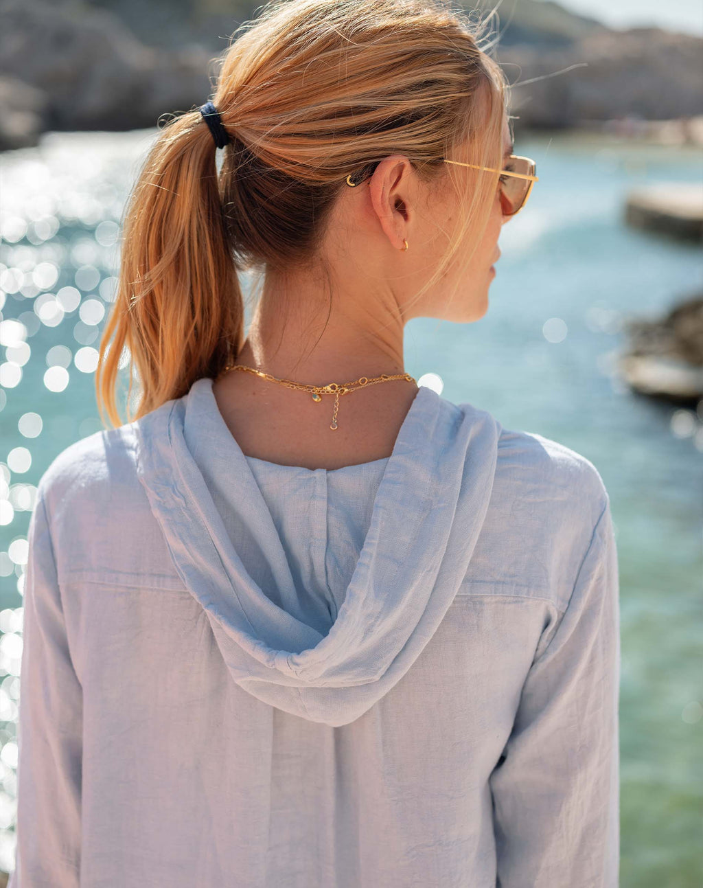 Hermosa Linen Hoodie Tunic