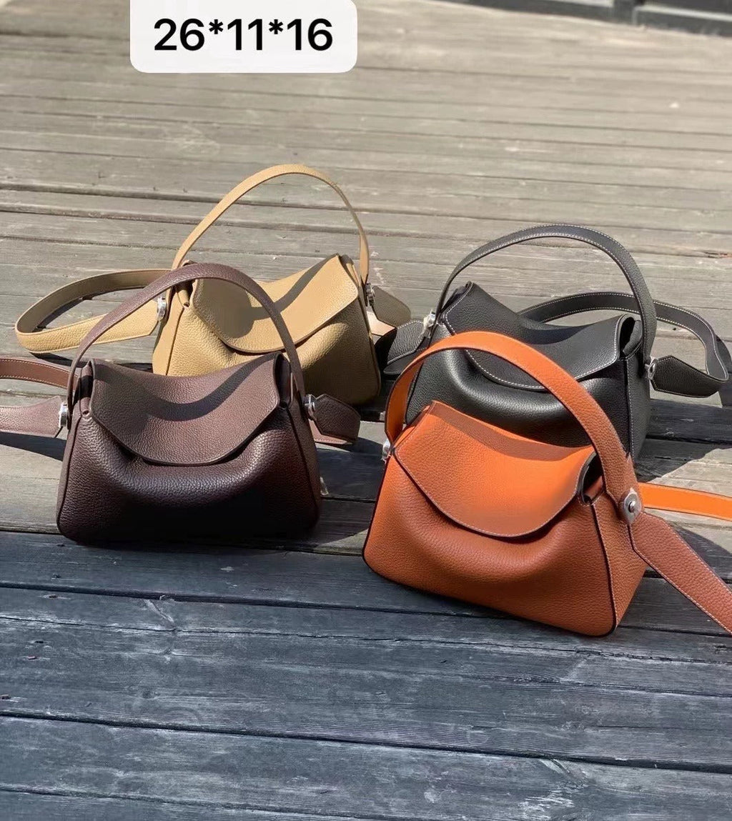 Dual Luxe – Genuine Leather Shoulder Bag