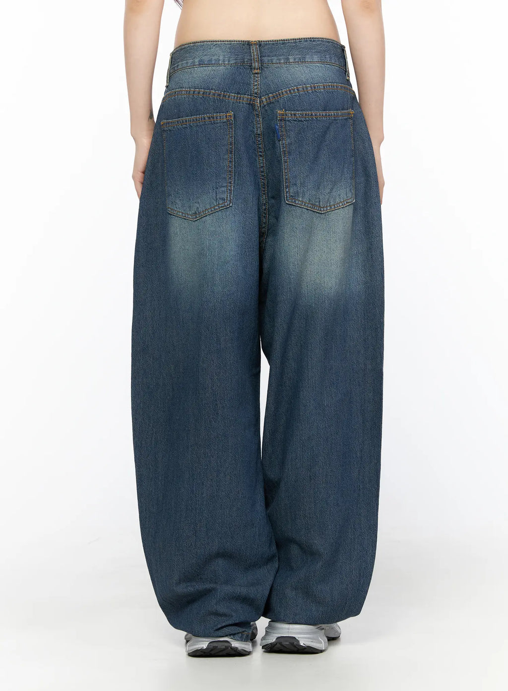 Ace Washed Wide Leg Jeans CL522