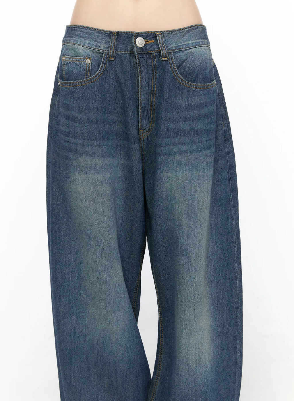 Ace Washed Wide Leg Jeans CL522