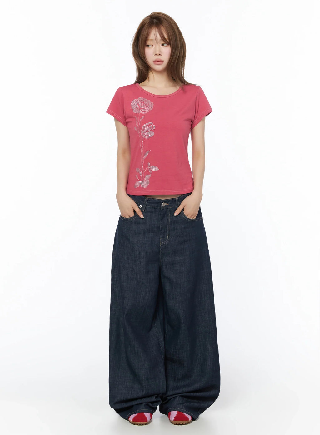 Brinny Vintage Wide-Leg Jeans IU525