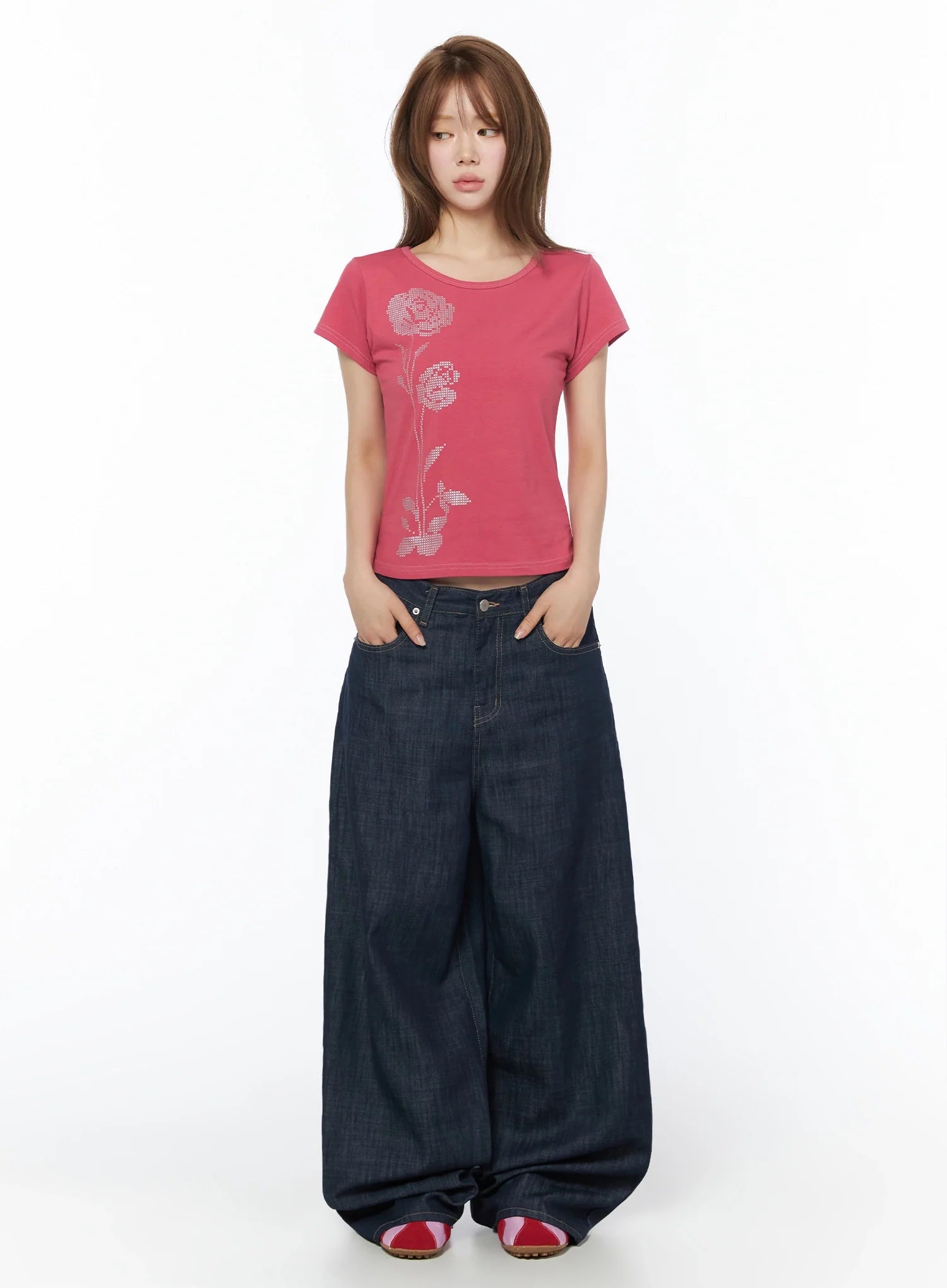 Brinny Vintage Wide-Leg Jeans IU525