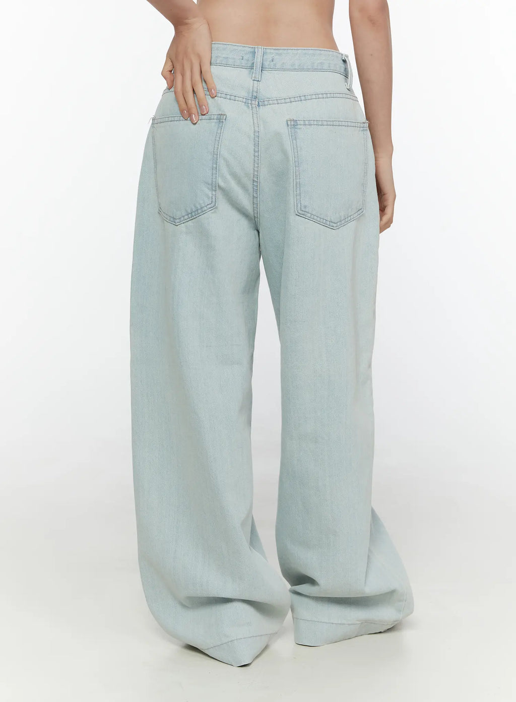 Cove Washed Wide Leg Jeans CL521