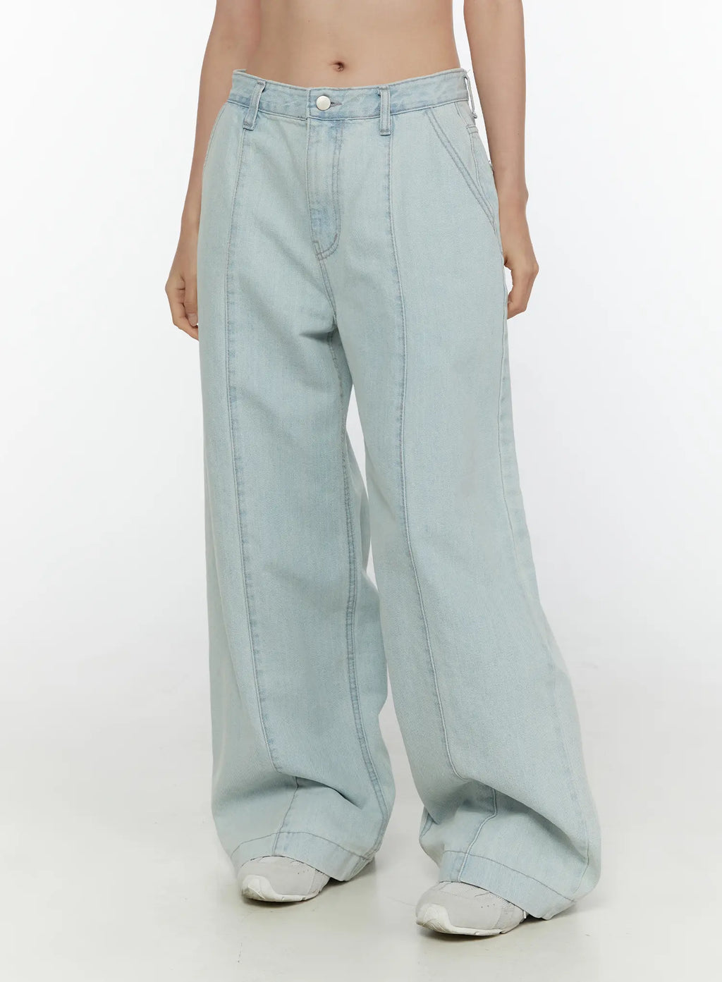 Cove Washed Wide Leg Jeans CL521