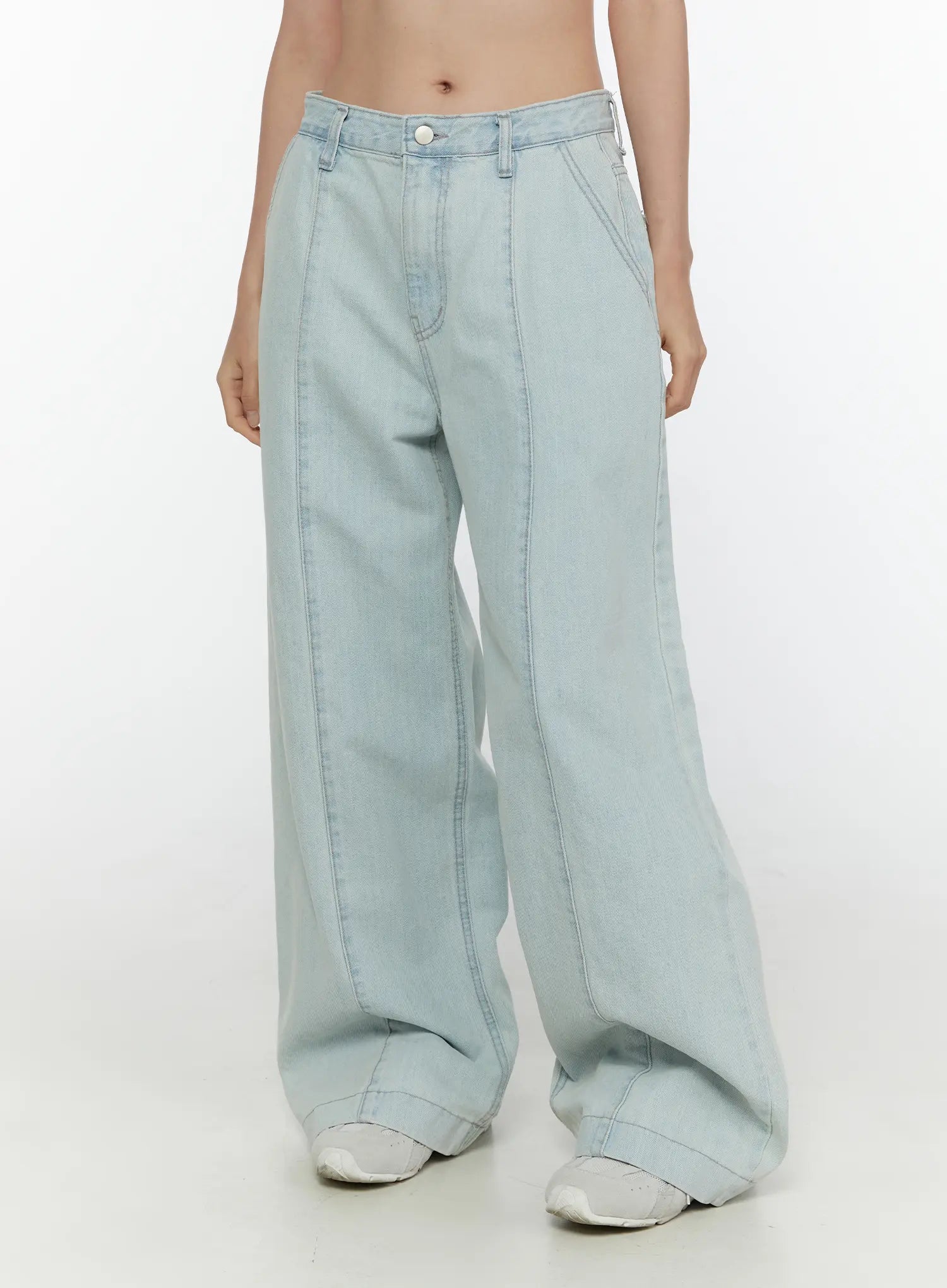 Cove Washed Wide Leg Jeans CL521